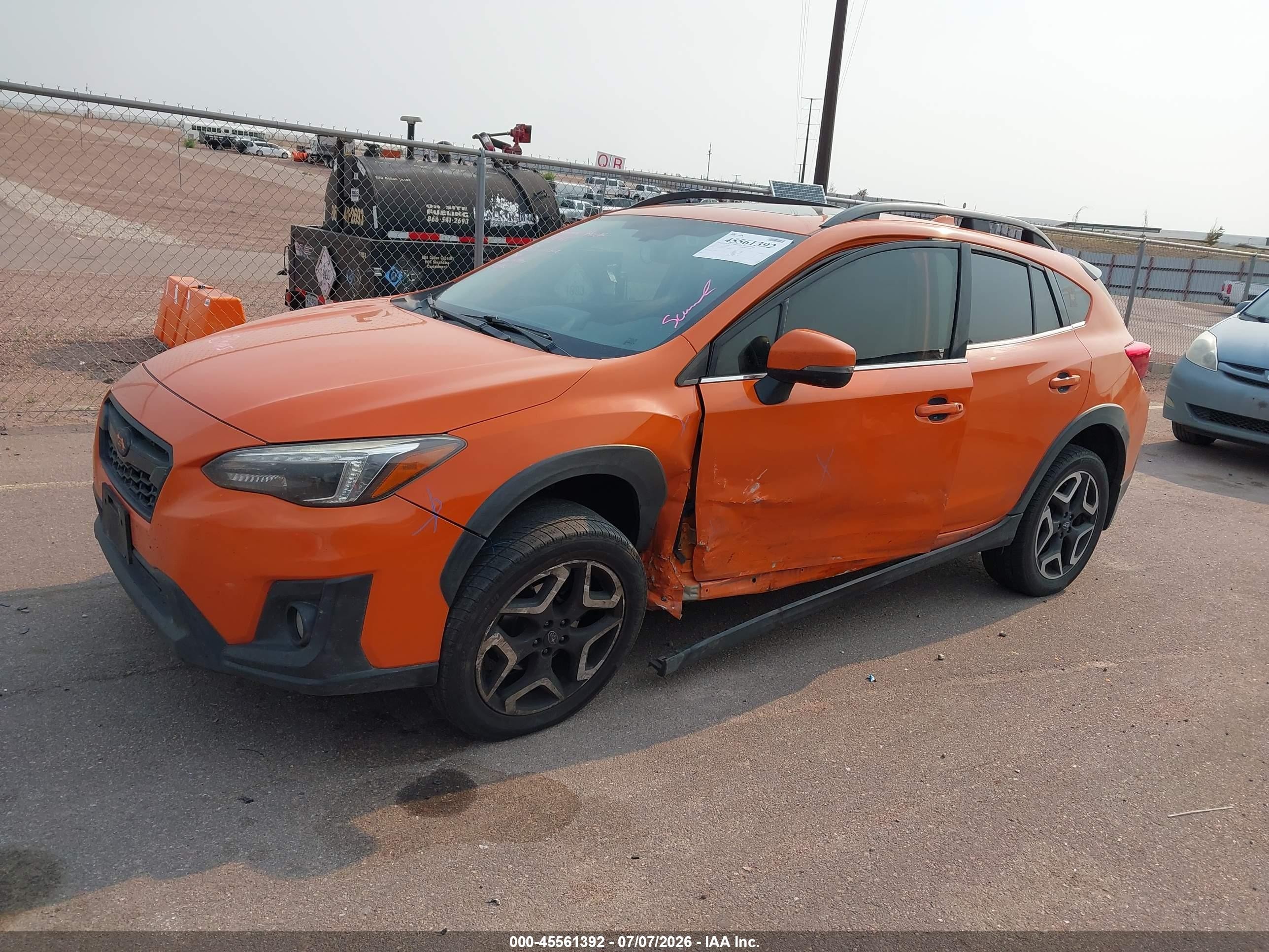 2018 Subaru Crosstrek 2.0i Limited Orange vin: JF2GTAMC4JH205695
