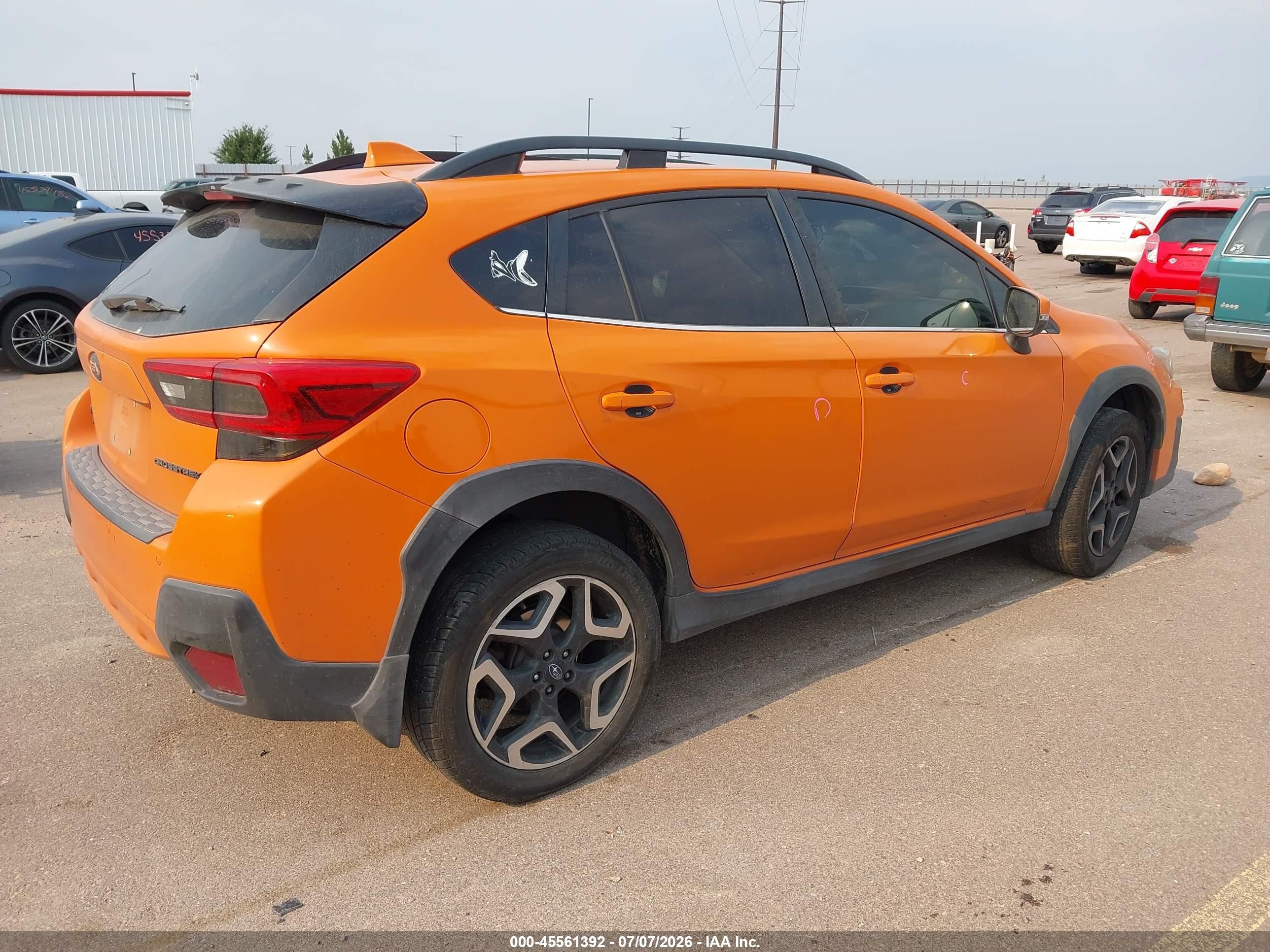 2018 Subaru Crosstrek 2.0i Limited Orange vin: JF2GTAMC4JH205695