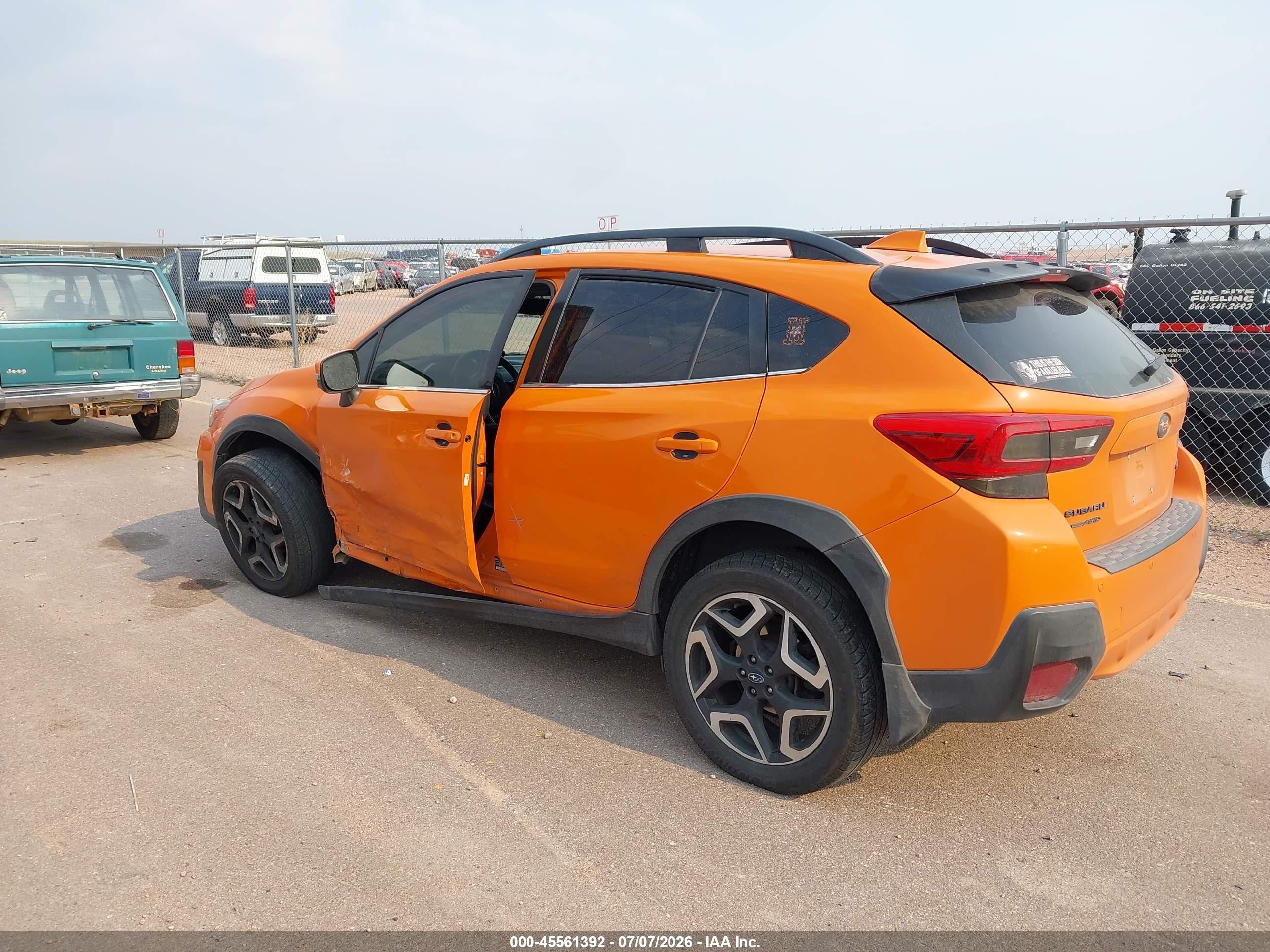 2018 Subaru Crosstrek 2.0i Limited Orange vin: JF2GTAMC4JH205695