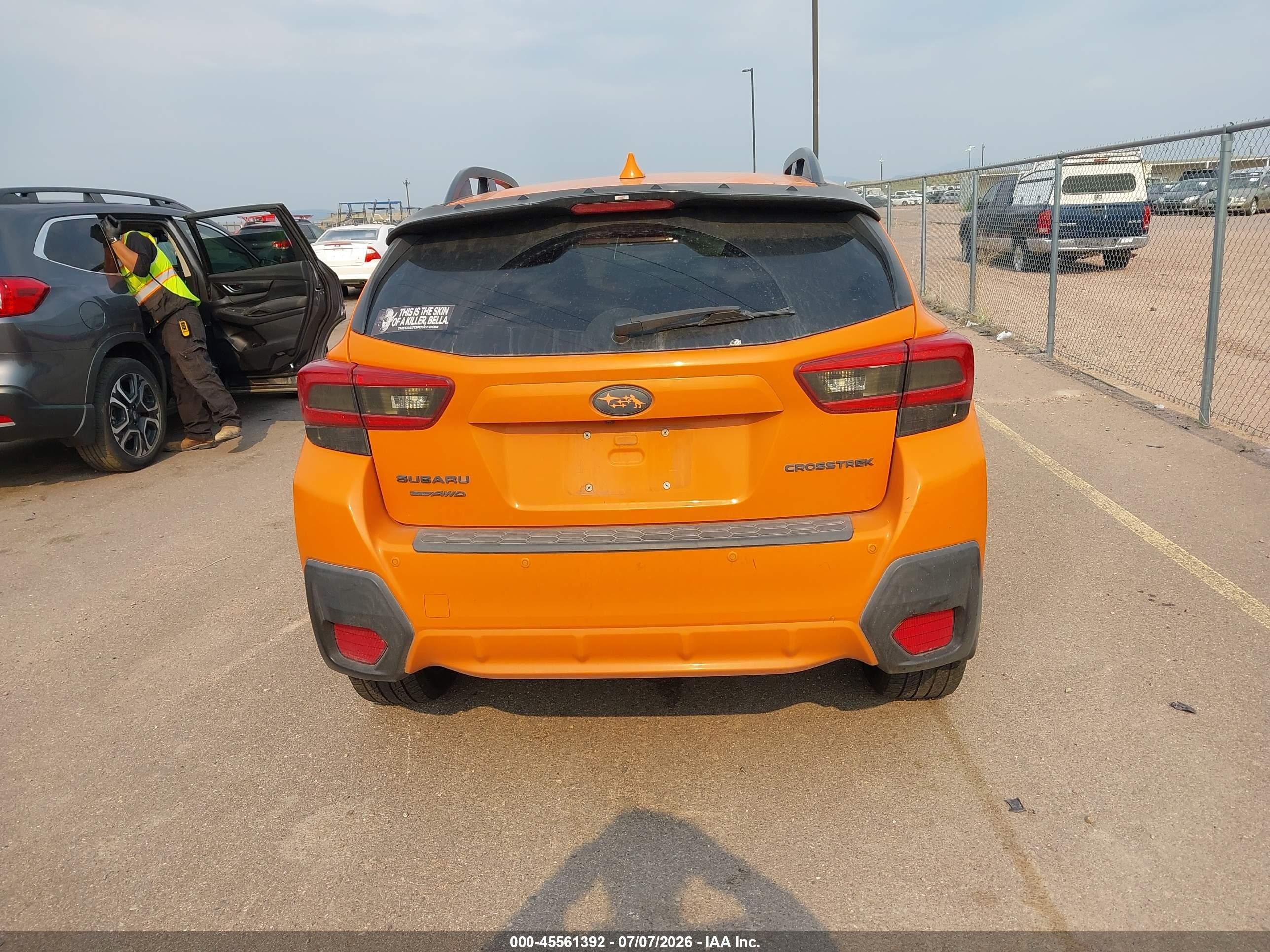 2018 Subaru Crosstrek 2.0i Limited Orange vin: JF2GTAMC4JH205695