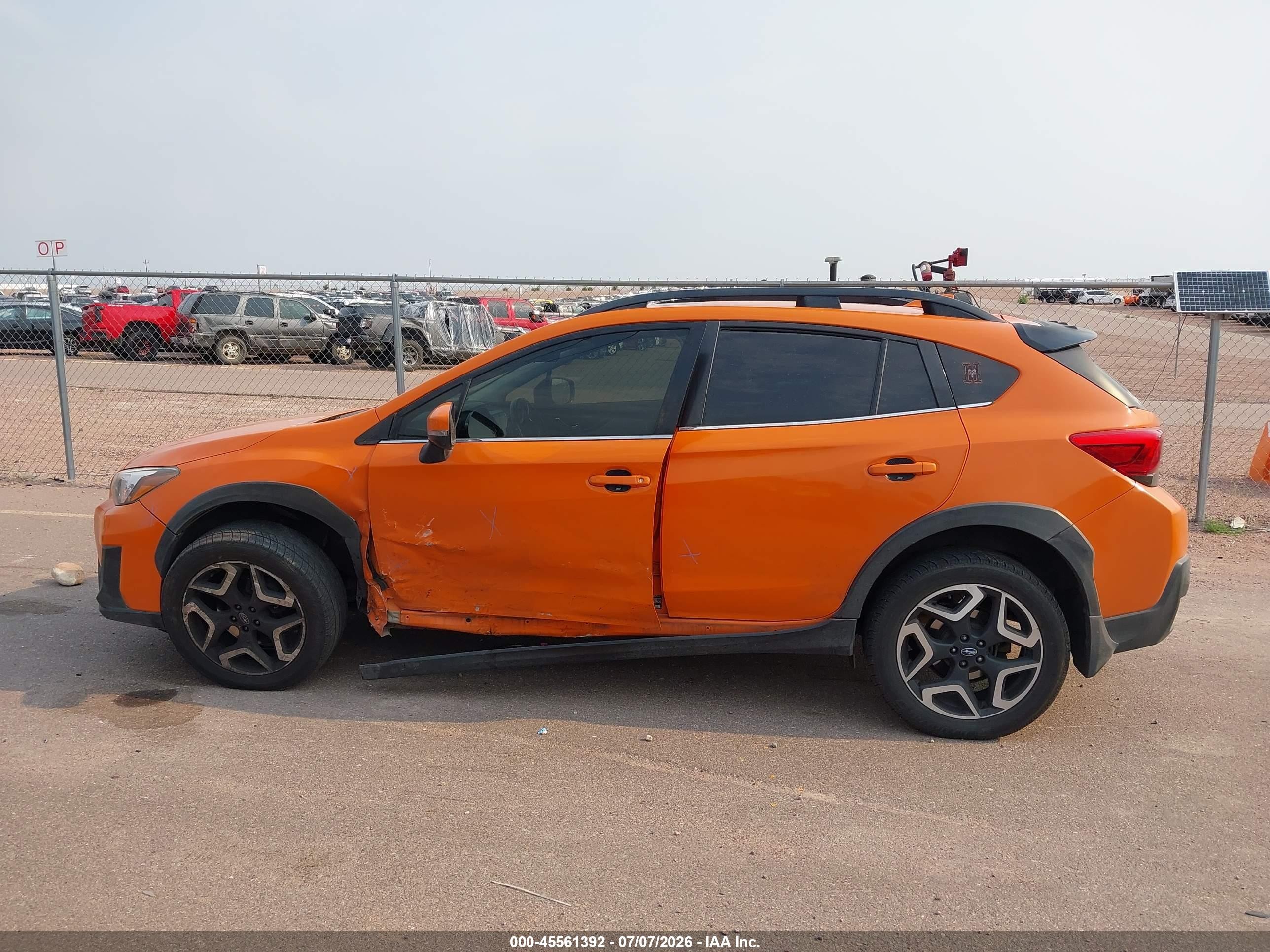 2018 Subaru Crosstrek 2.0i Limited Orange vin: JF2GTAMC4JH205695
