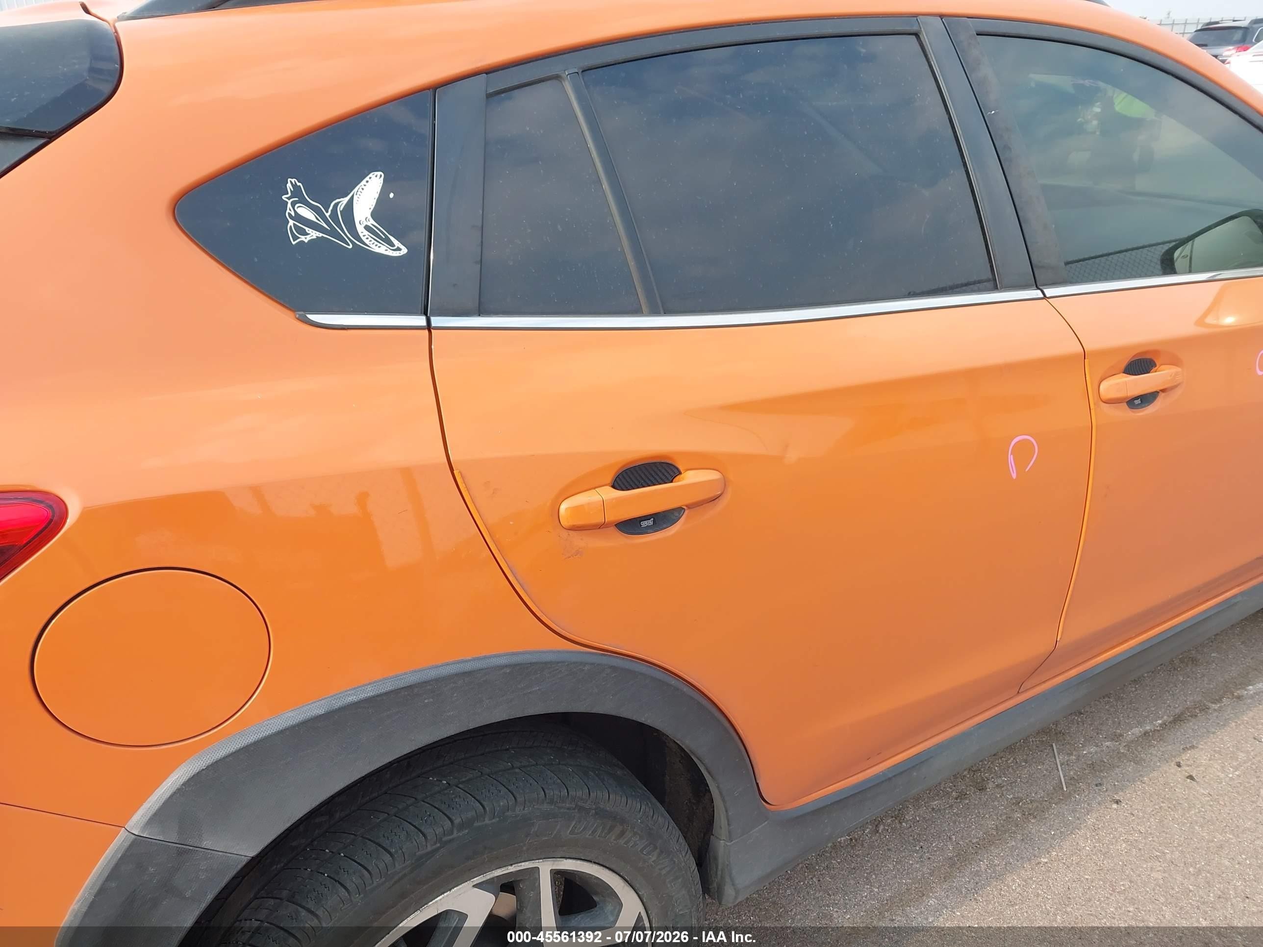 2018 Subaru Crosstrek 2.0i Limited Orange vin: JF2GTAMC4JH205695