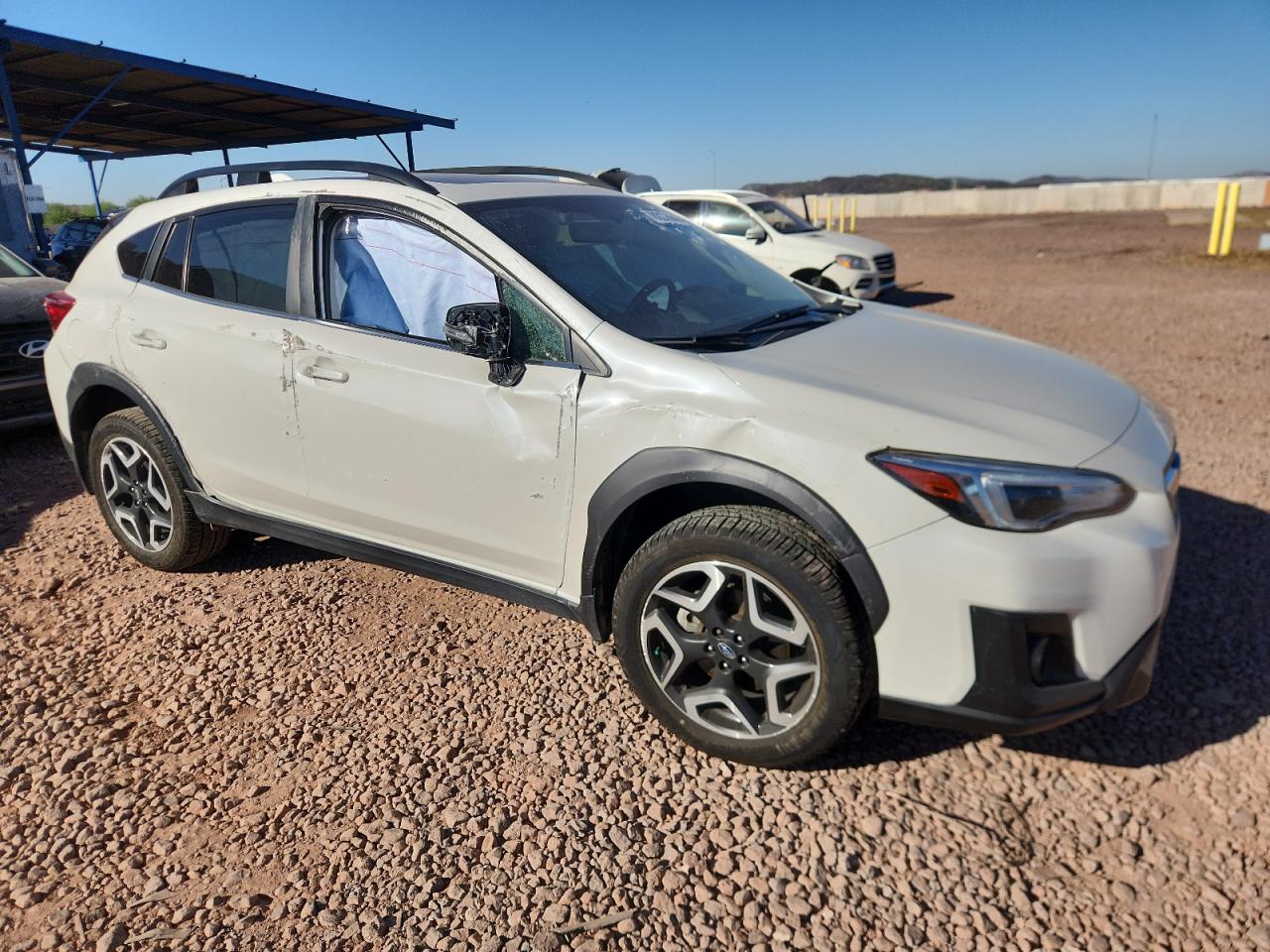 2020 Subaru Crosstrek Limited White vin: JF2GTAMC4L8234407