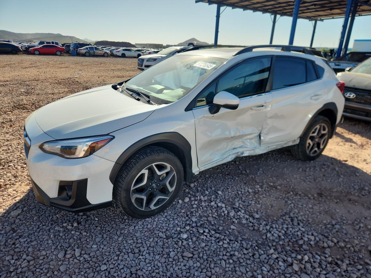 2020 Subaru Crosstrek Limited White vin: JF2GTAMC4L8234407