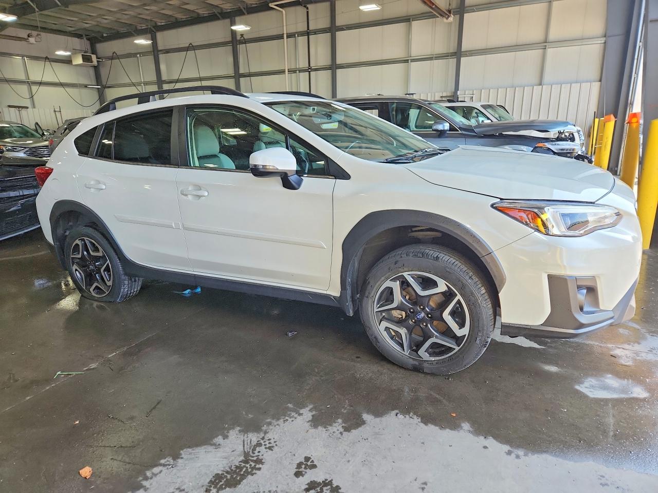 2020 Subaru Crosstrek Limited White vin: JF2GTAMC4L8235380