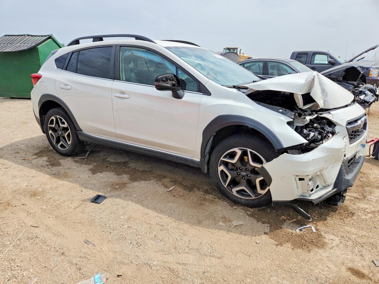 2019 Subaru Crosstrek Limited White vin: JF2GTAMC7K8264189
