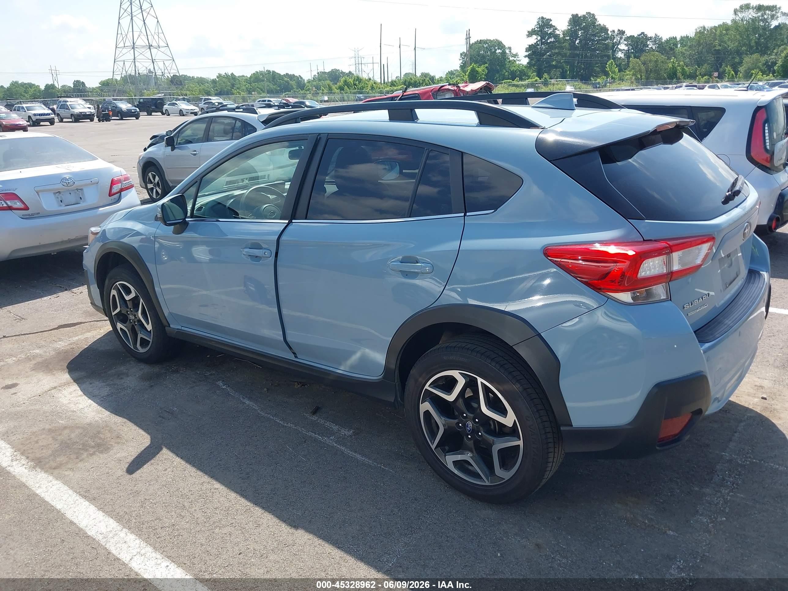 2019 Subaru Crosstrek 2.0i Limited Light Blue vin: JF2GTAMC9K8238709