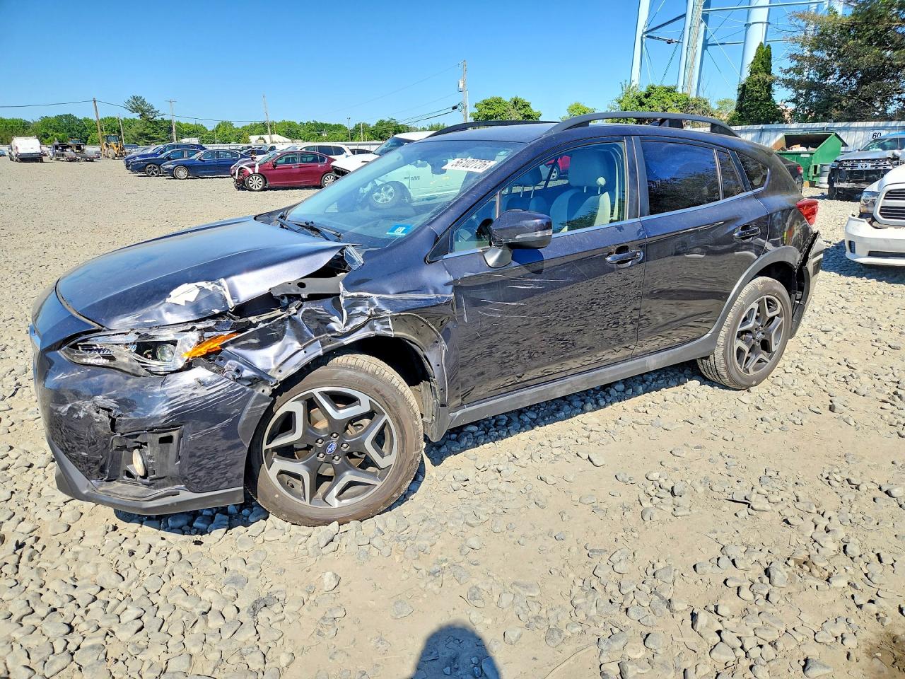 2019 Subaru Crosstrek Limited Серый vin: JF2GTAMC9K8245854