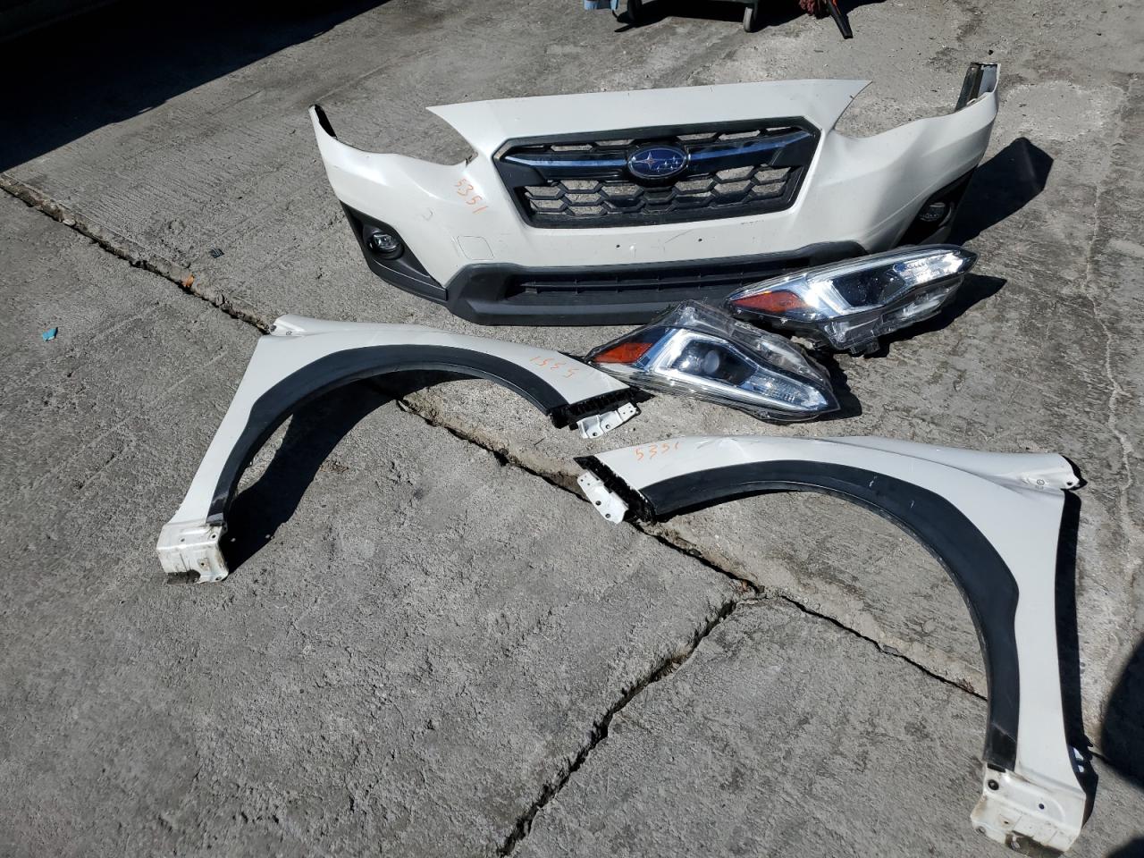 2020 Subaru Crosstrek Limited White vin: JF2GTANC0LH260954