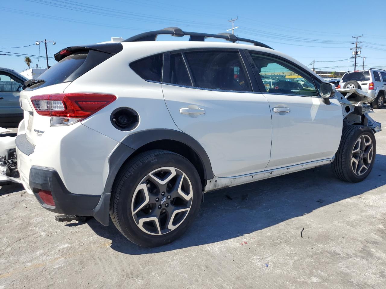 2020 Subaru Crosstrek Limited White vin: JF2GTANC0LH260954