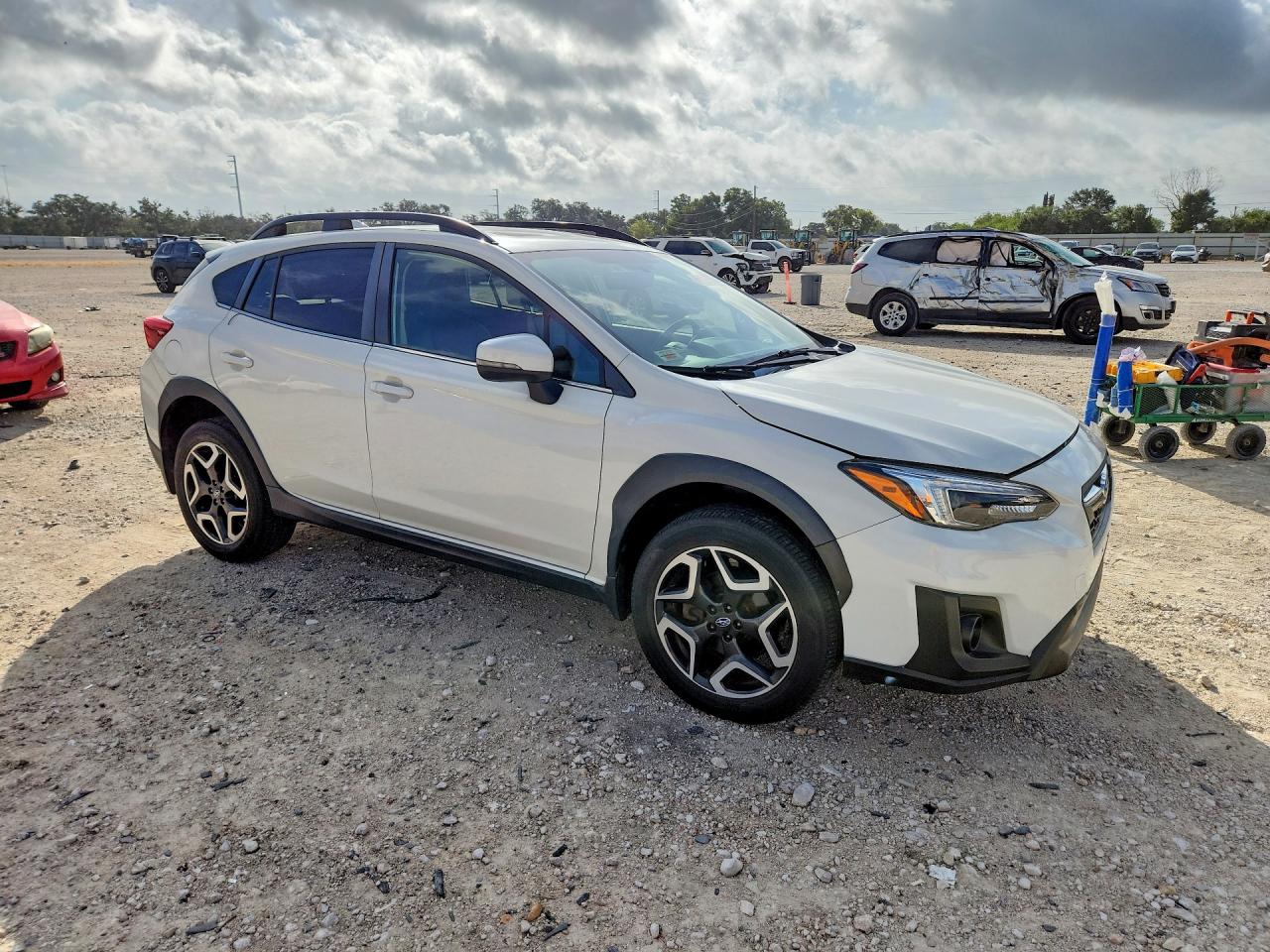 2019 Subaru Crosstrek Limited White vin: JF2GTANC3K8251230