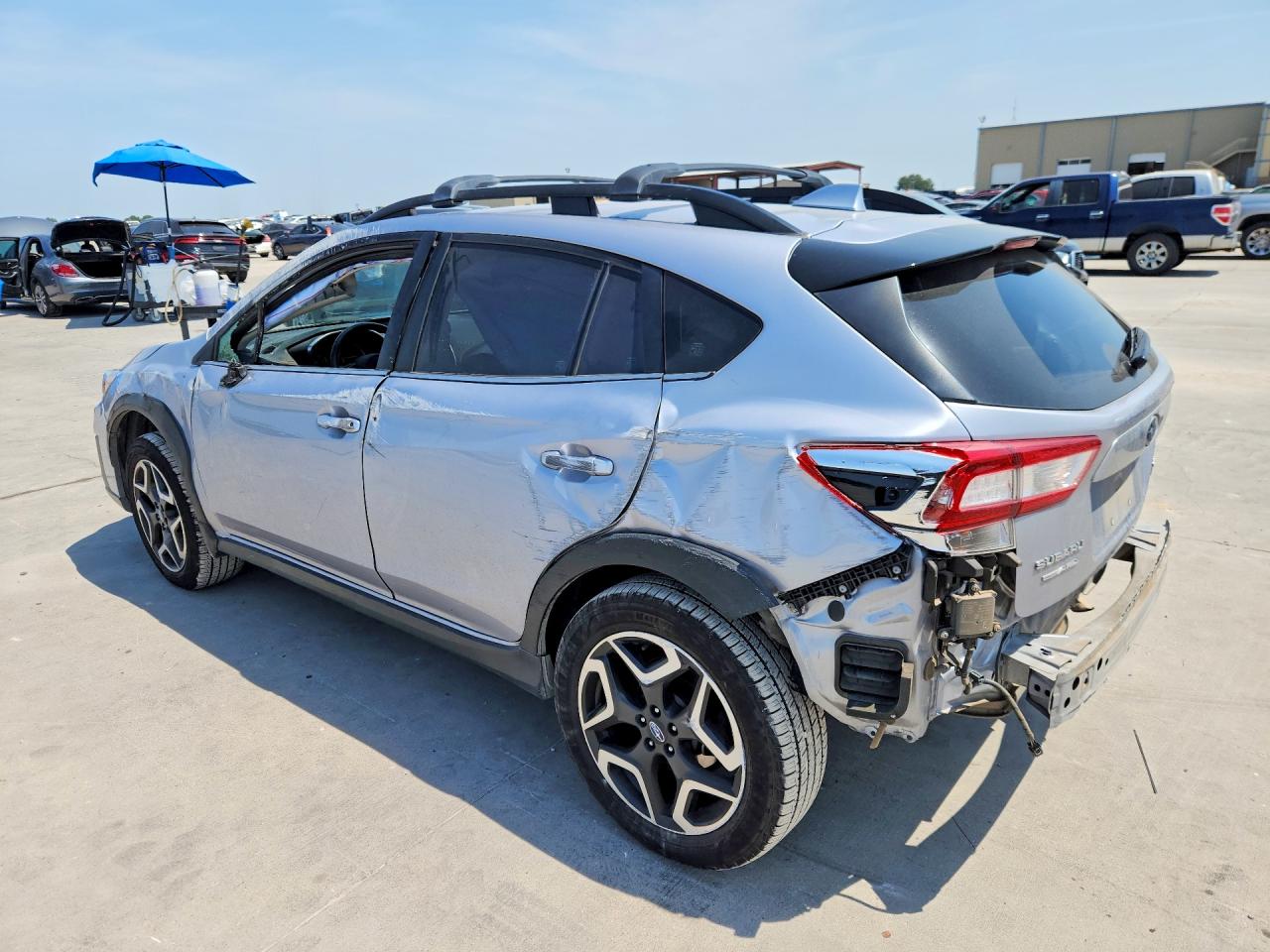 2019 Subaru Crosstrek Limited Silver vin: JF2GTANCXK8363863