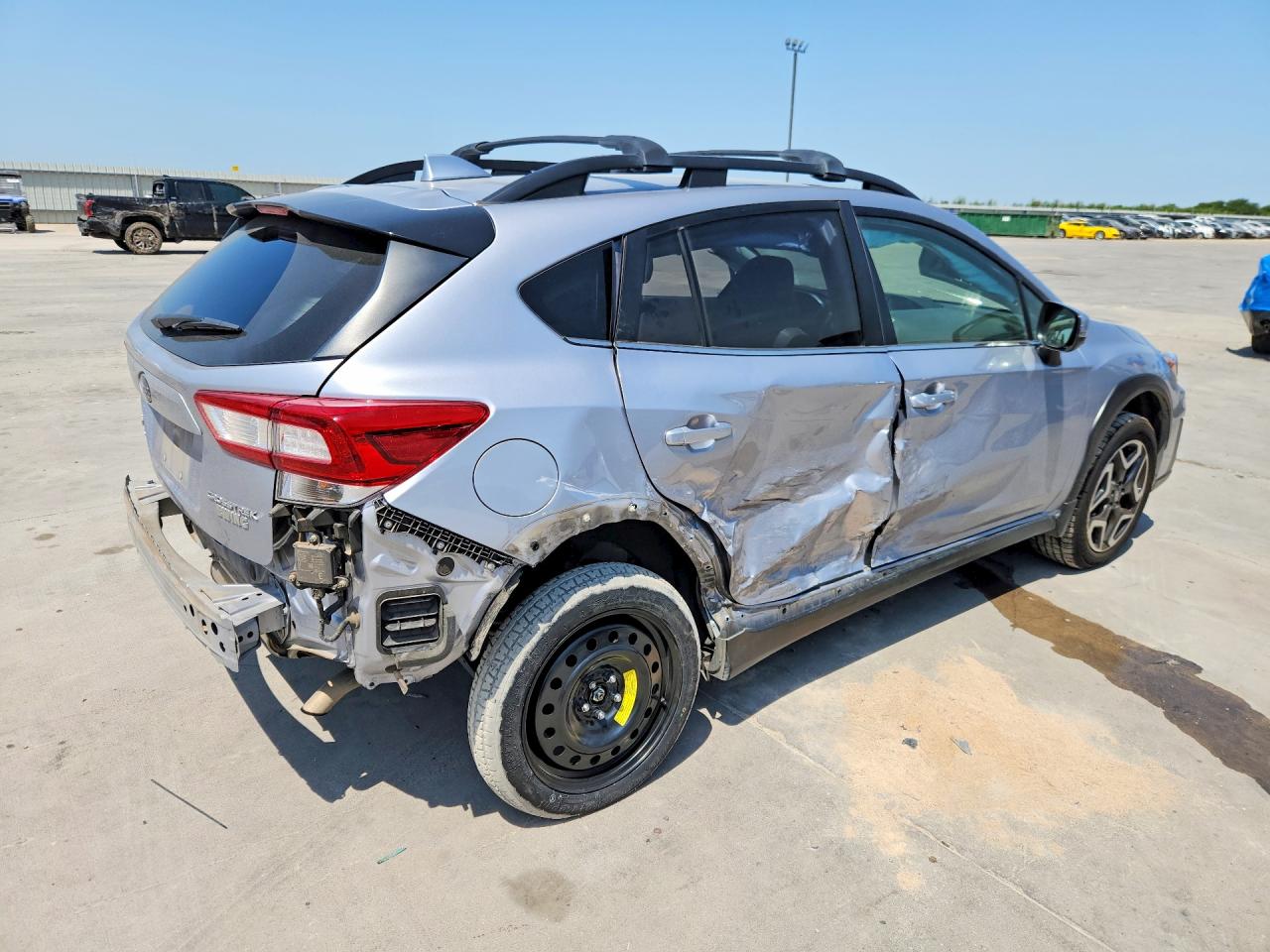 2019 Subaru Crosstrek Limited Silver vin: JF2GTANCXK8363863