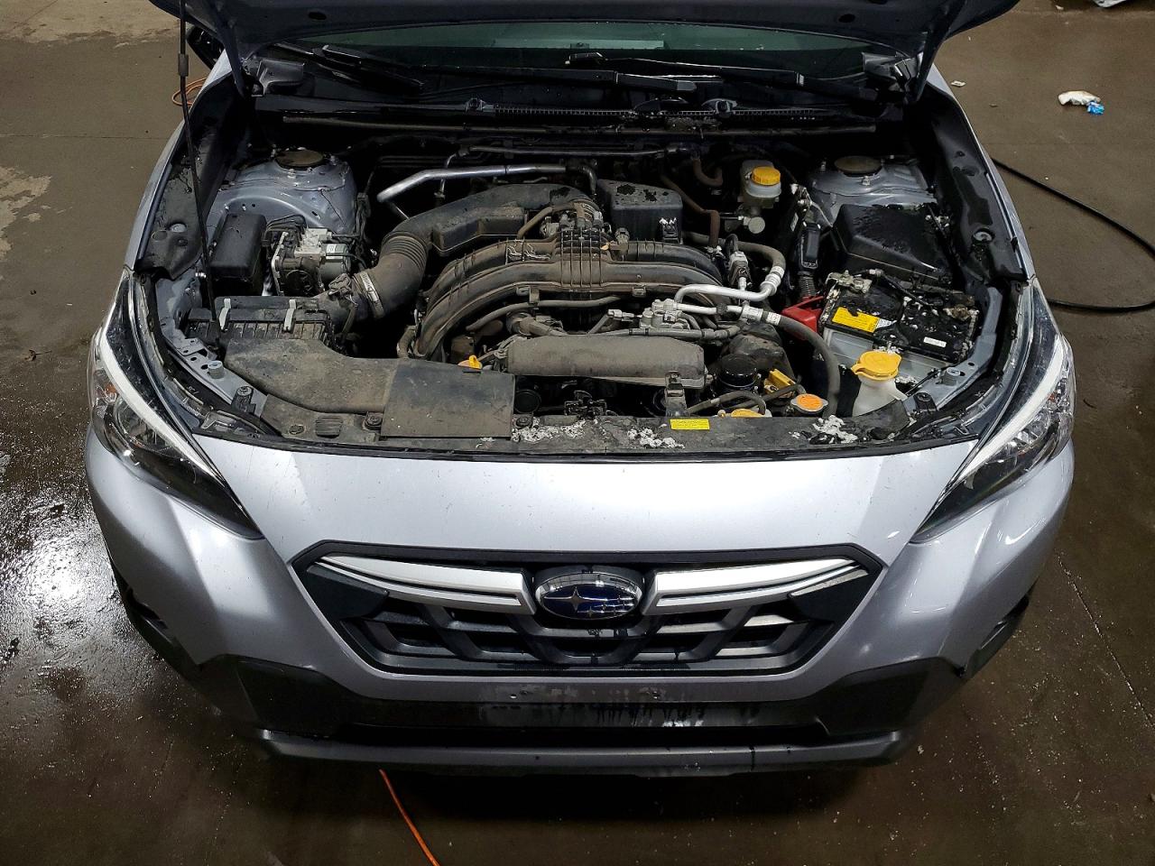 2021 Subaru Crosstrek Premium Silver vin: JF2GTAPC0M8251654