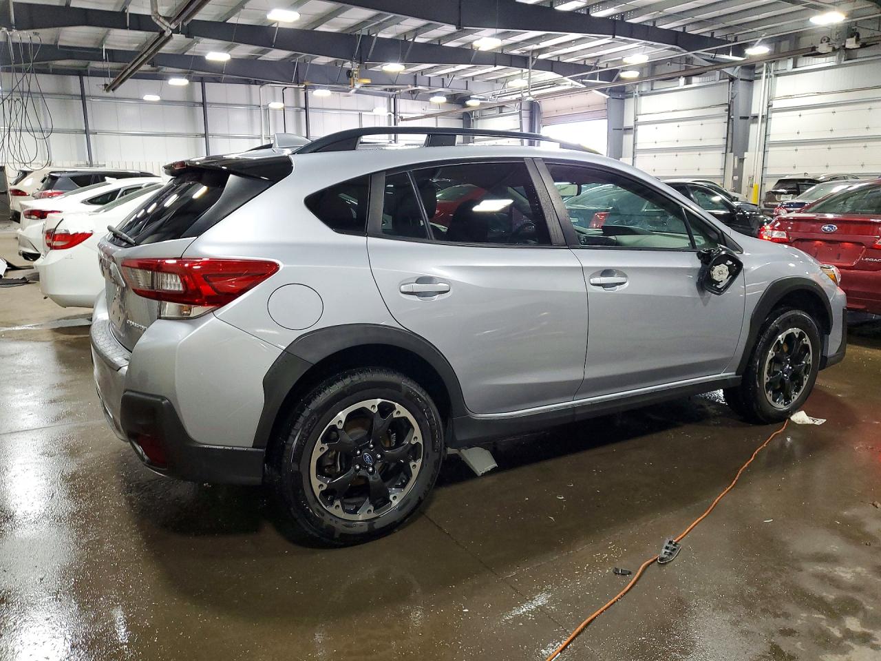 2021 Subaru Crosstrek Premium Silver vin: JF2GTAPC0M8251654