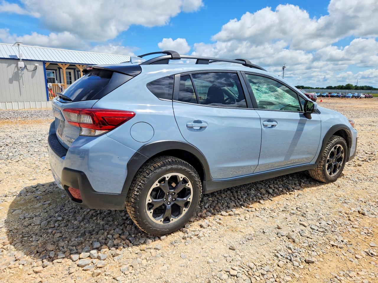 2022 Subaru Crosstrek Premium Blue vin: JF2GTAPC0NH270416