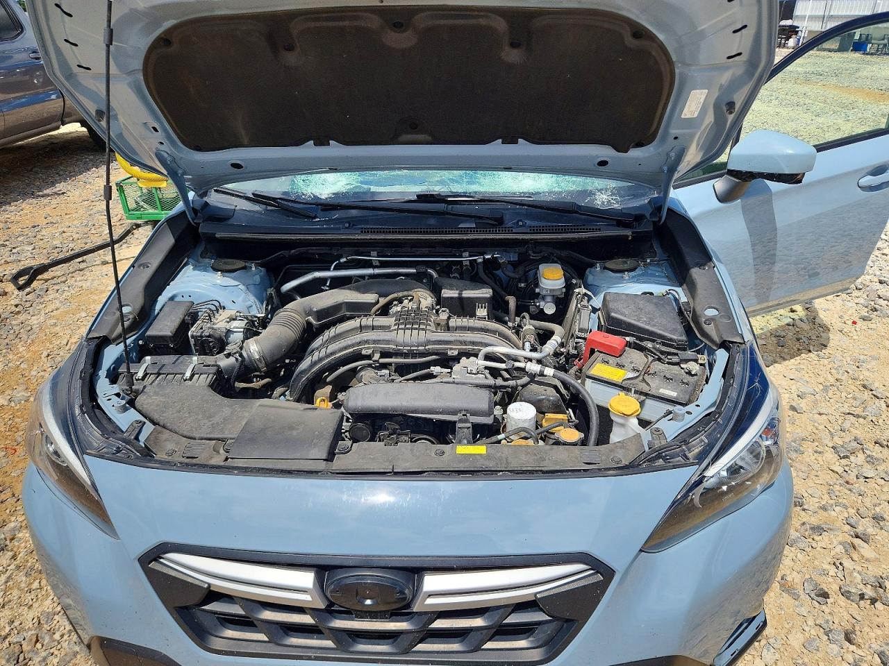 2022 Subaru Crosstrek Premium Blue vin: JF2GTAPC0NH270416