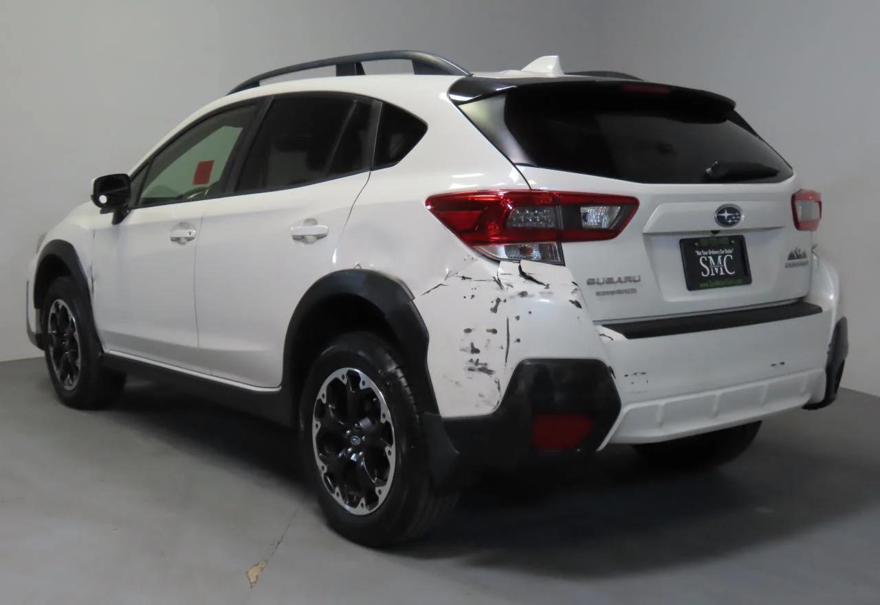 2021 Subaru Crosstrek Premium White vin: JF2GTAPC1M8223474