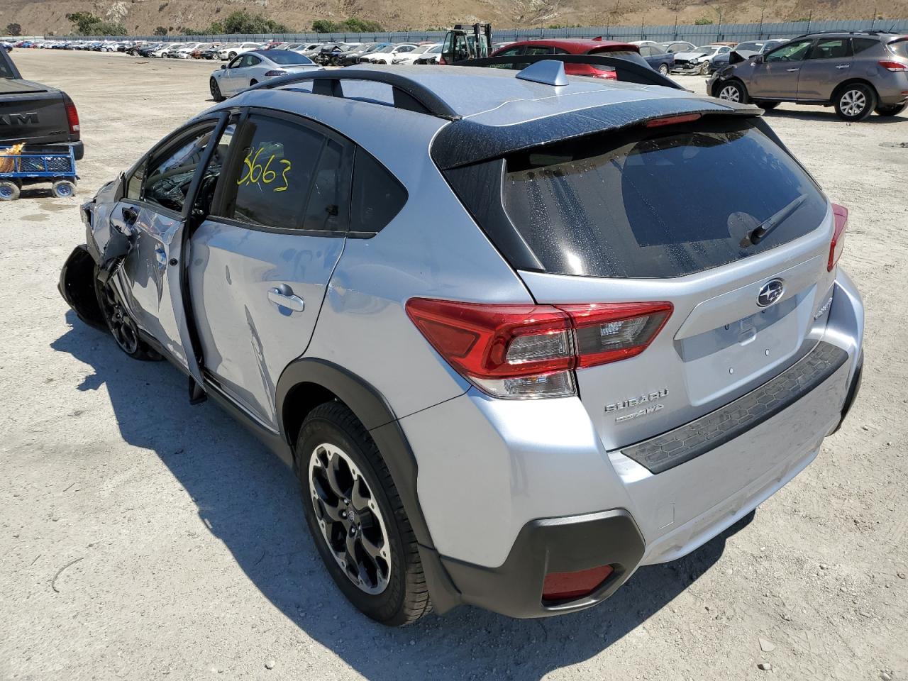 2022 Subaru Crosstrek Premium Silver vin: JF2GTAPC3N8219704