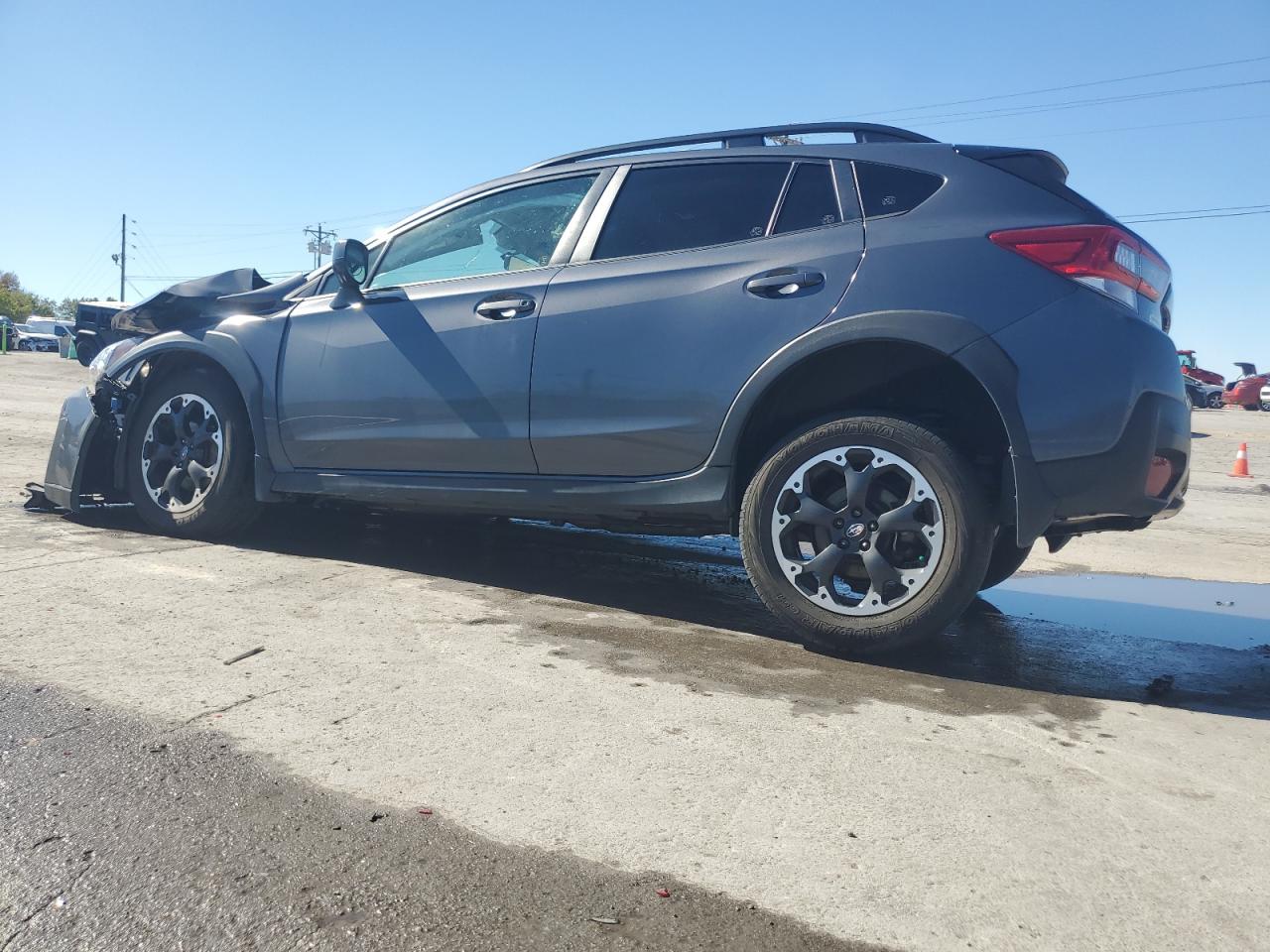 2021 Subaru Crosstrek Premium Gray vin: JF2GTAPC5M8364483