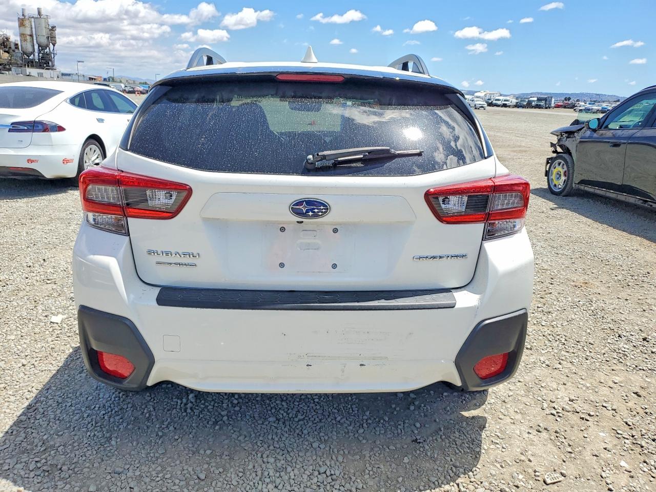 2021 Subaru Crosstrek Premium White vin: JF2GTAPC6MH347272