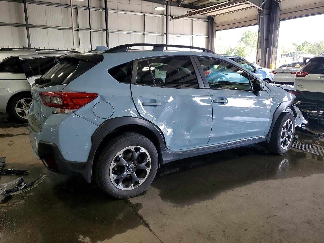 2022 Subaru Crosstrek Premium Blue vin: JF2GTAPC6N8226727