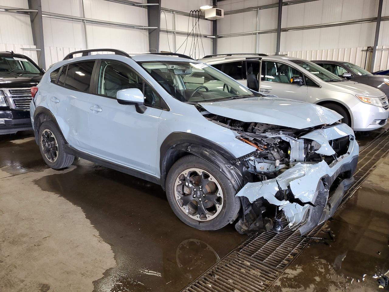 2022 Subaru Crosstrek Premium Blue vin: JF2GTAPC6N8226727