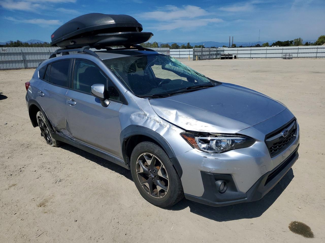 2020 Subaru Crosstrek Premium Silver vin: JF2GTAPC7L8258793
