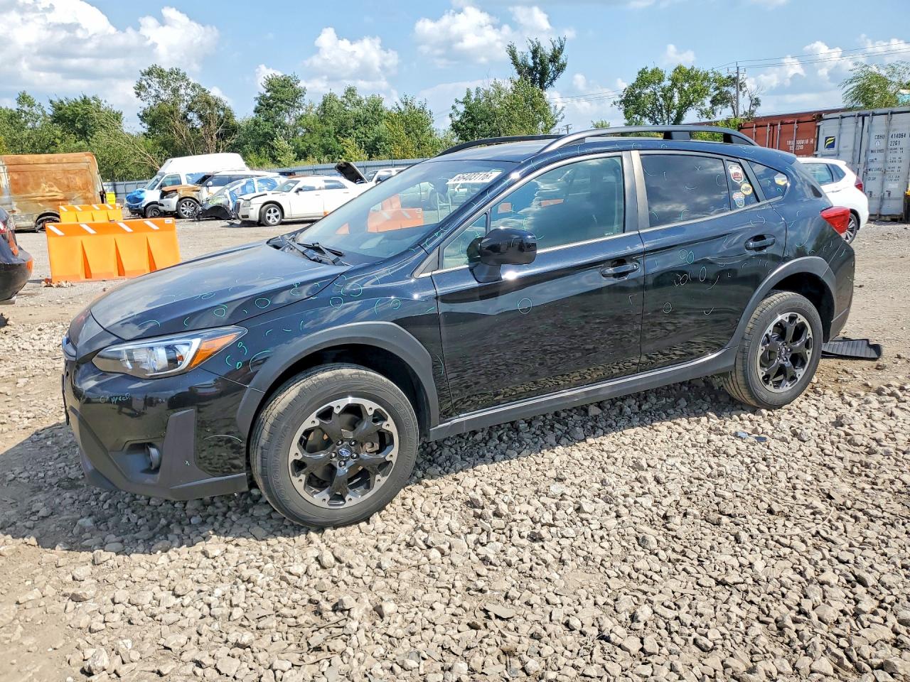 2021 Subaru Crosstrek Premium Black vin: JF2GTAPC8M8210186