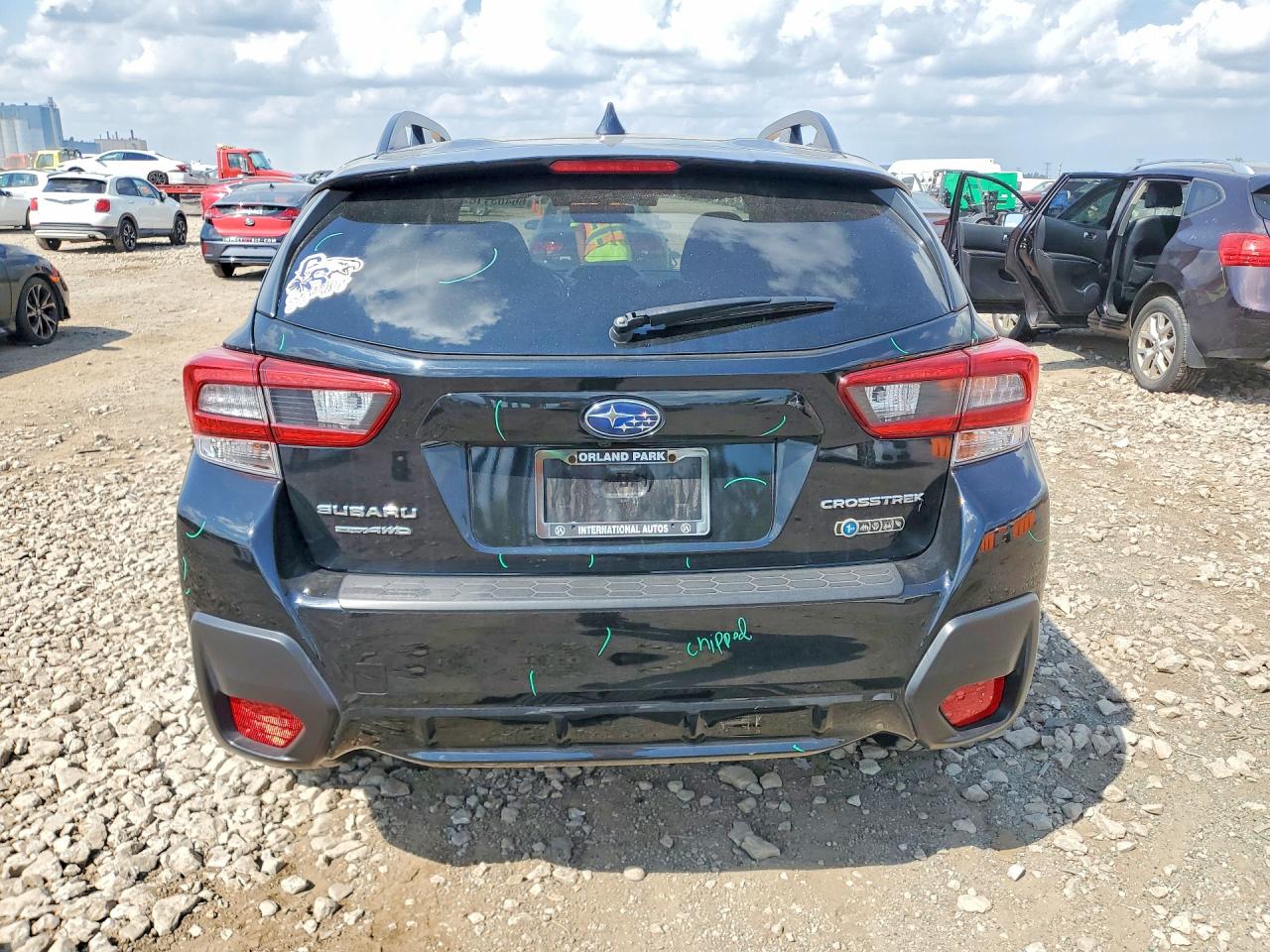 2021 Subaru Crosstrek Premium Black vin: JF2GTAPC8M8210186