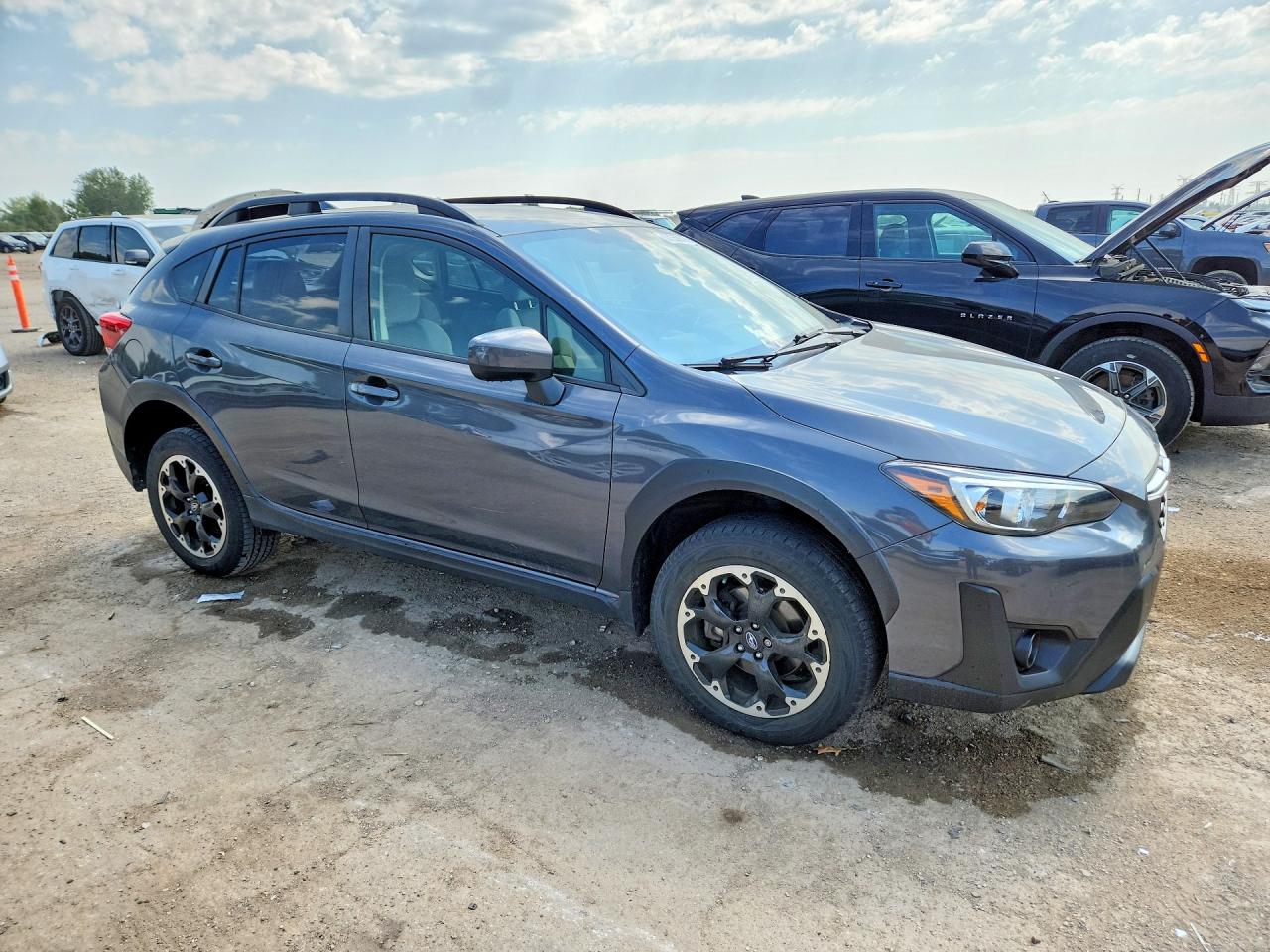 2023 Subaru Crosstrek Premium Gray vin: JF2GTAPC8P8278203