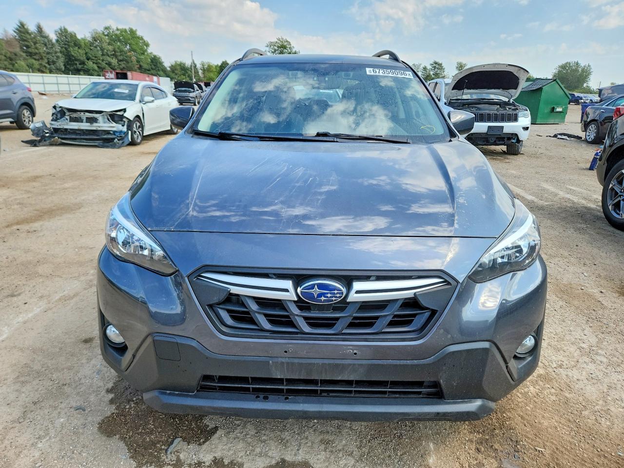 2023 Subaru Crosstrek Premium Gray vin: JF2GTAPC8P8278203