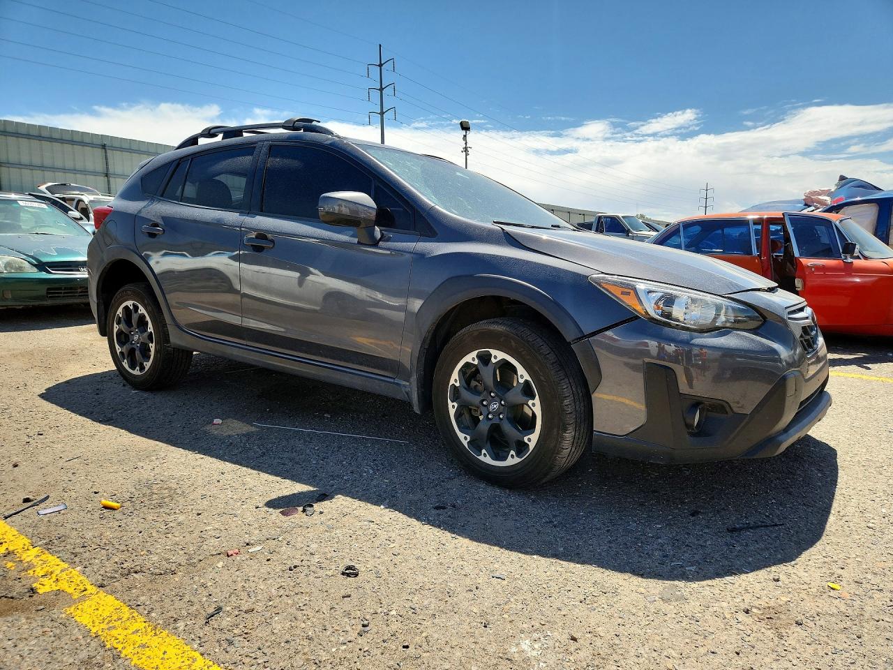 2021 Subaru Crosstrek Premium Gray vin: JF2GTAPC9M8299718