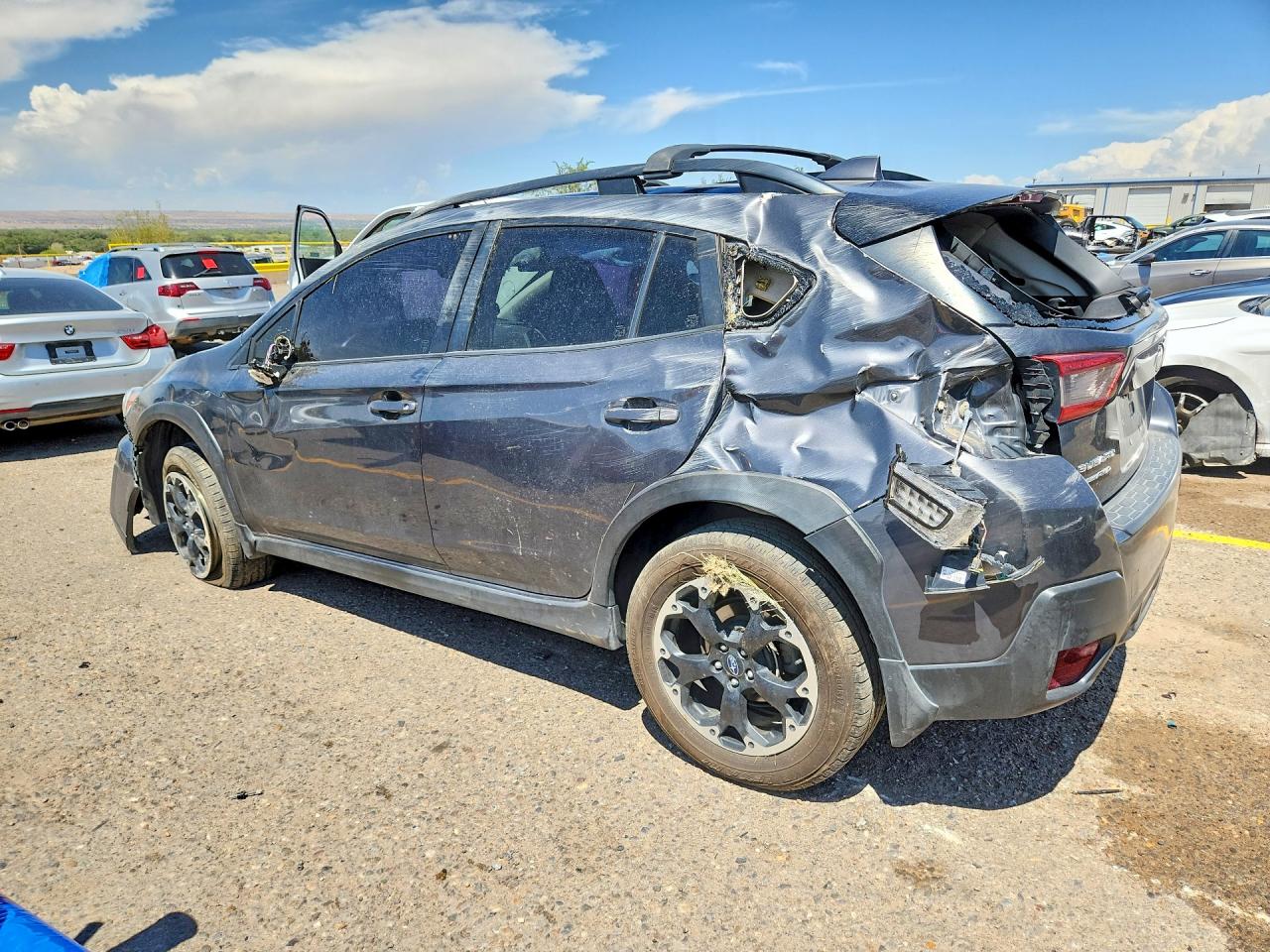 2021 Subaru Crosstrek Premium Gray vin: JF2GTAPC9M8299718