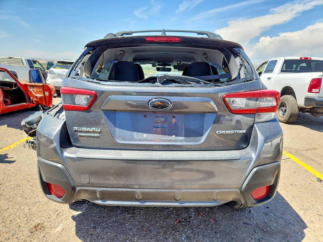 2021 Subaru Crosstrek Premium Gray vin: JF2GTAPC9M8299718