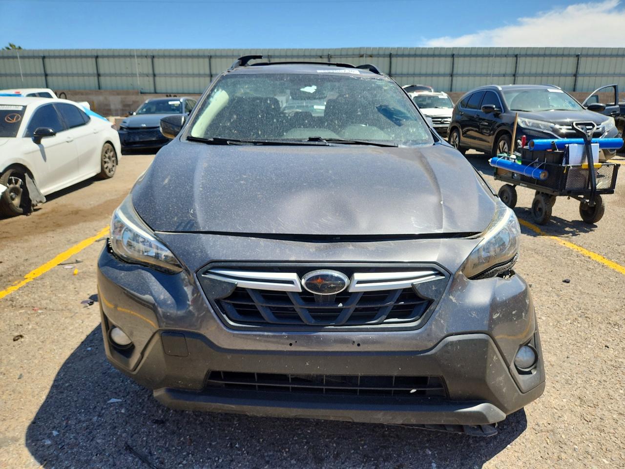 2021 Subaru Crosstrek Premium Gray vin: JF2GTAPC9M8299718