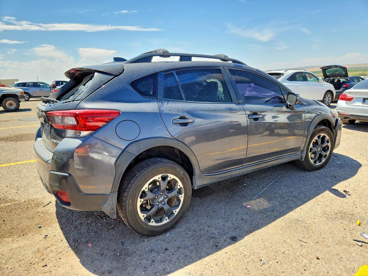 2021 Subaru Crosstrek Premium Gray vin: JF2GTAPC9M8299718