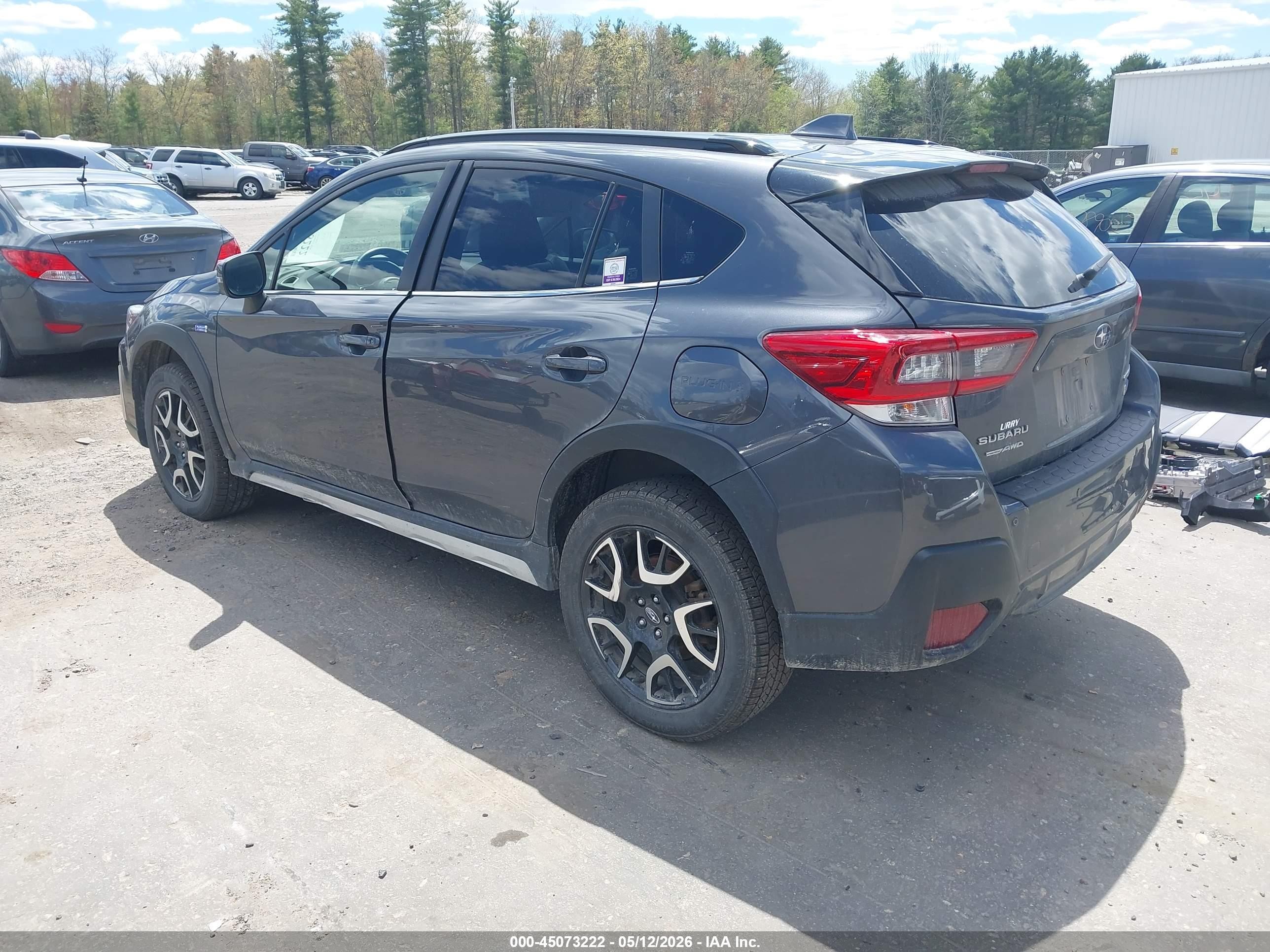 2023 Subaru Crosstrek Hybrid Gray vin: JF2GTDNC4PH290112