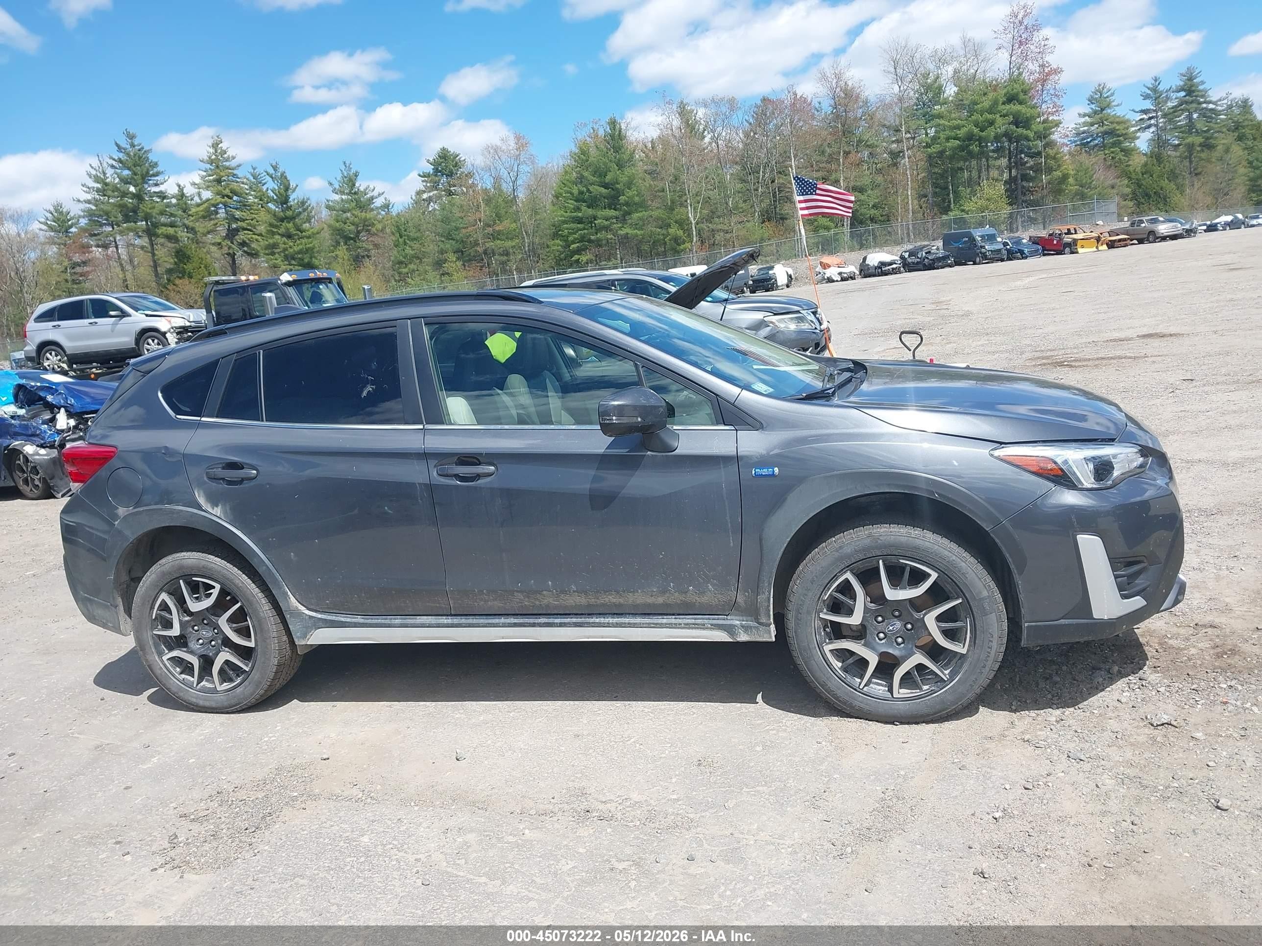2023 Subaru Crosstrek Hybrid Gray vin: JF2GTDNC4PH290112