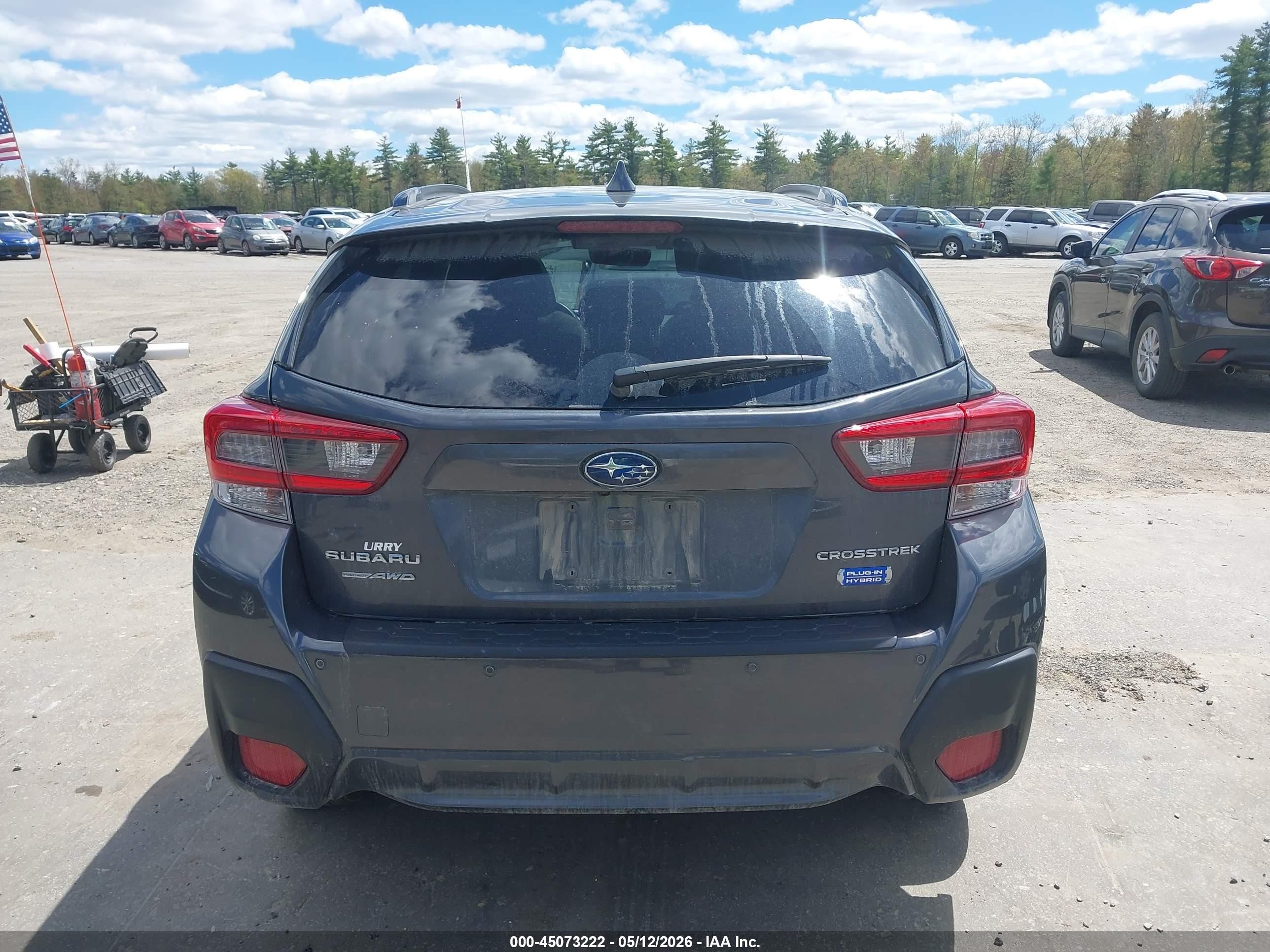 2023 Subaru Crosstrek Hybrid Gray vin: JF2GTDNC4PH290112