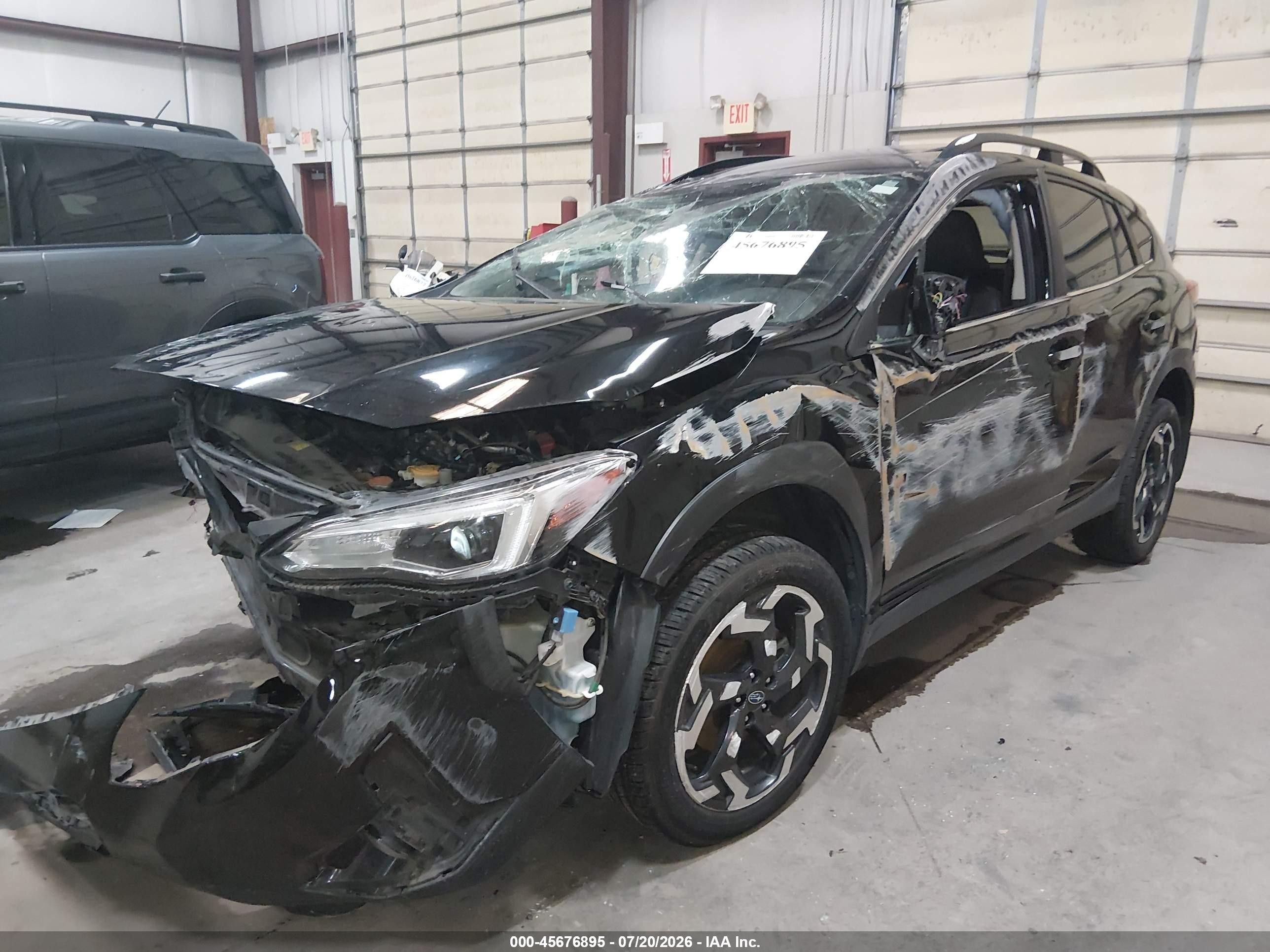 2023 Subaru Crosstrek Limited Black vin: JF2GTHMC2PH229348