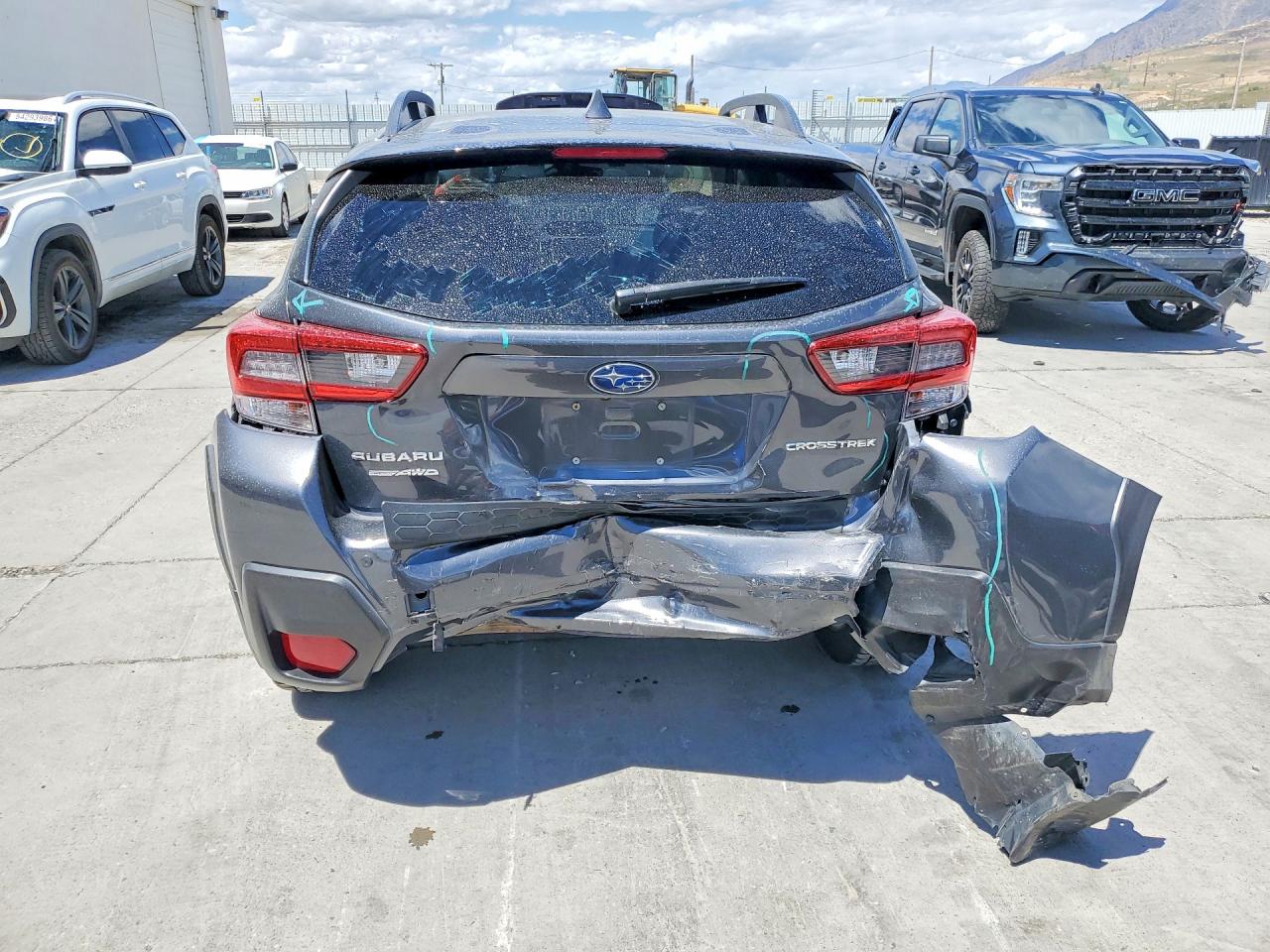 2021 Subaru Crosstrek Limited Gray vin: JF2GTHMC4MH304532