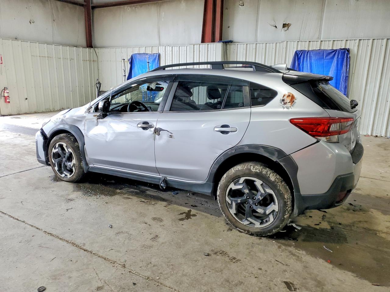 2021 Subaru Crosstrek Limited Silver vin: JF2GTHMC8M8395384