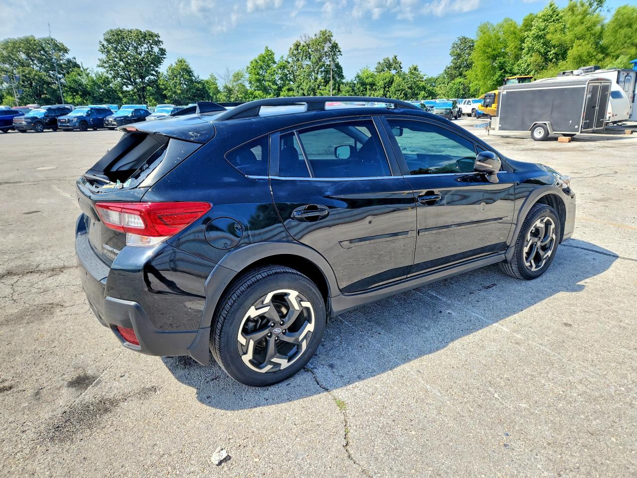 2021 Subaru Crosstrek Limited Black vin: JF2GTHMC9M8317759