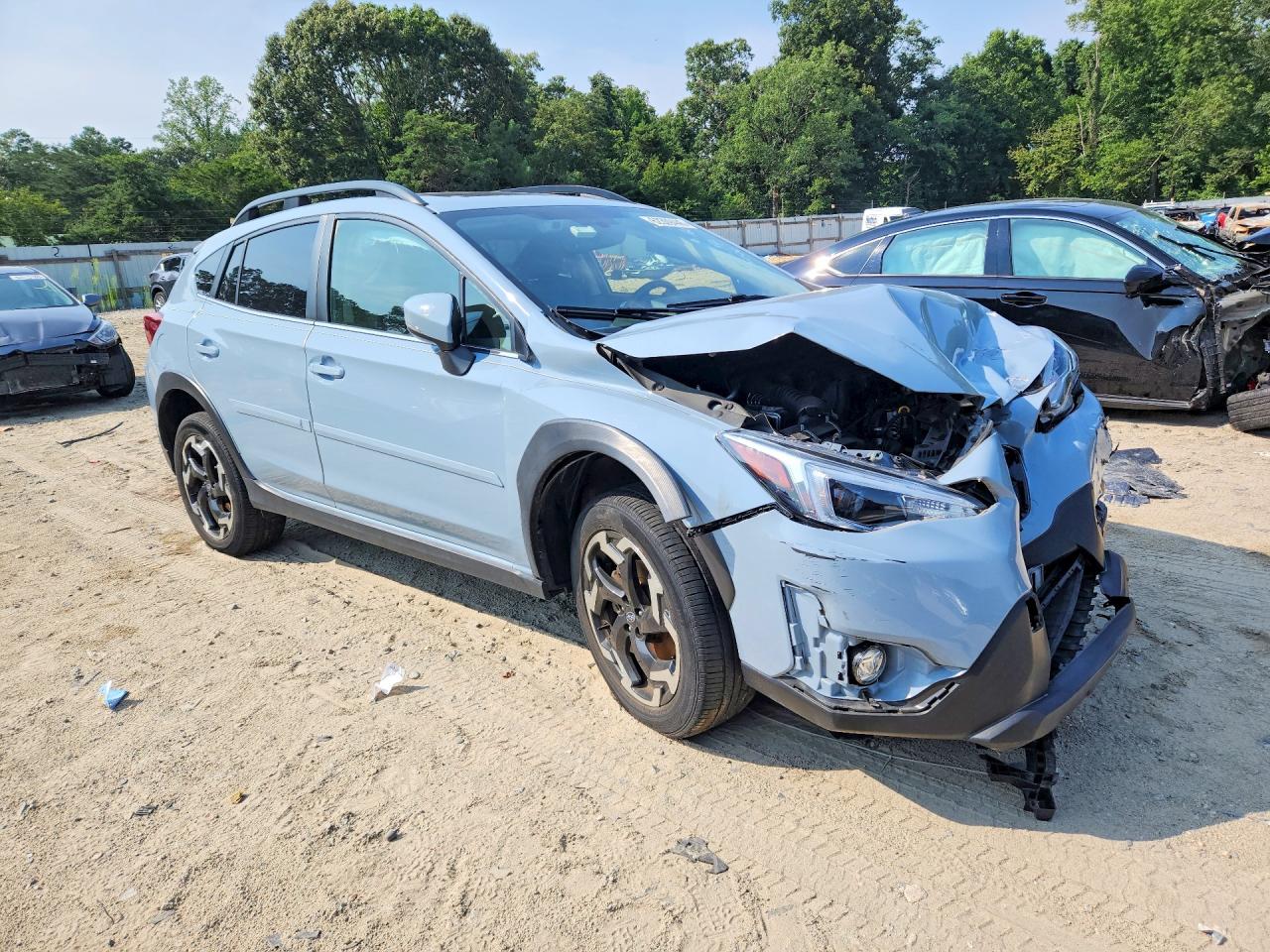 2021 Subaru Crosstrek Limited Blue vin: JF2GTHMC9M8678604