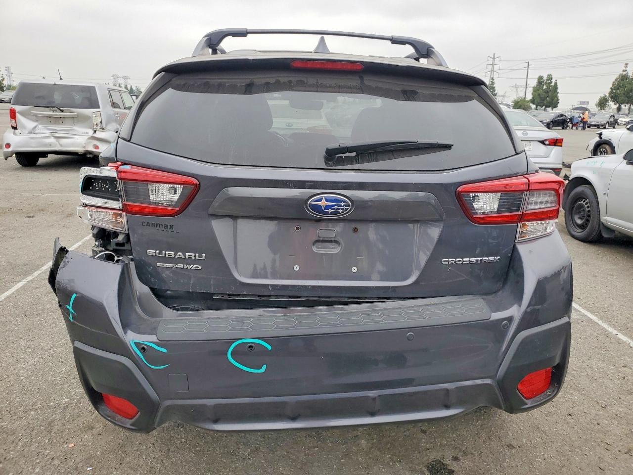 2022 Subaru Crosstrek Limited Gray vin: JF2GTHMCXNH265057