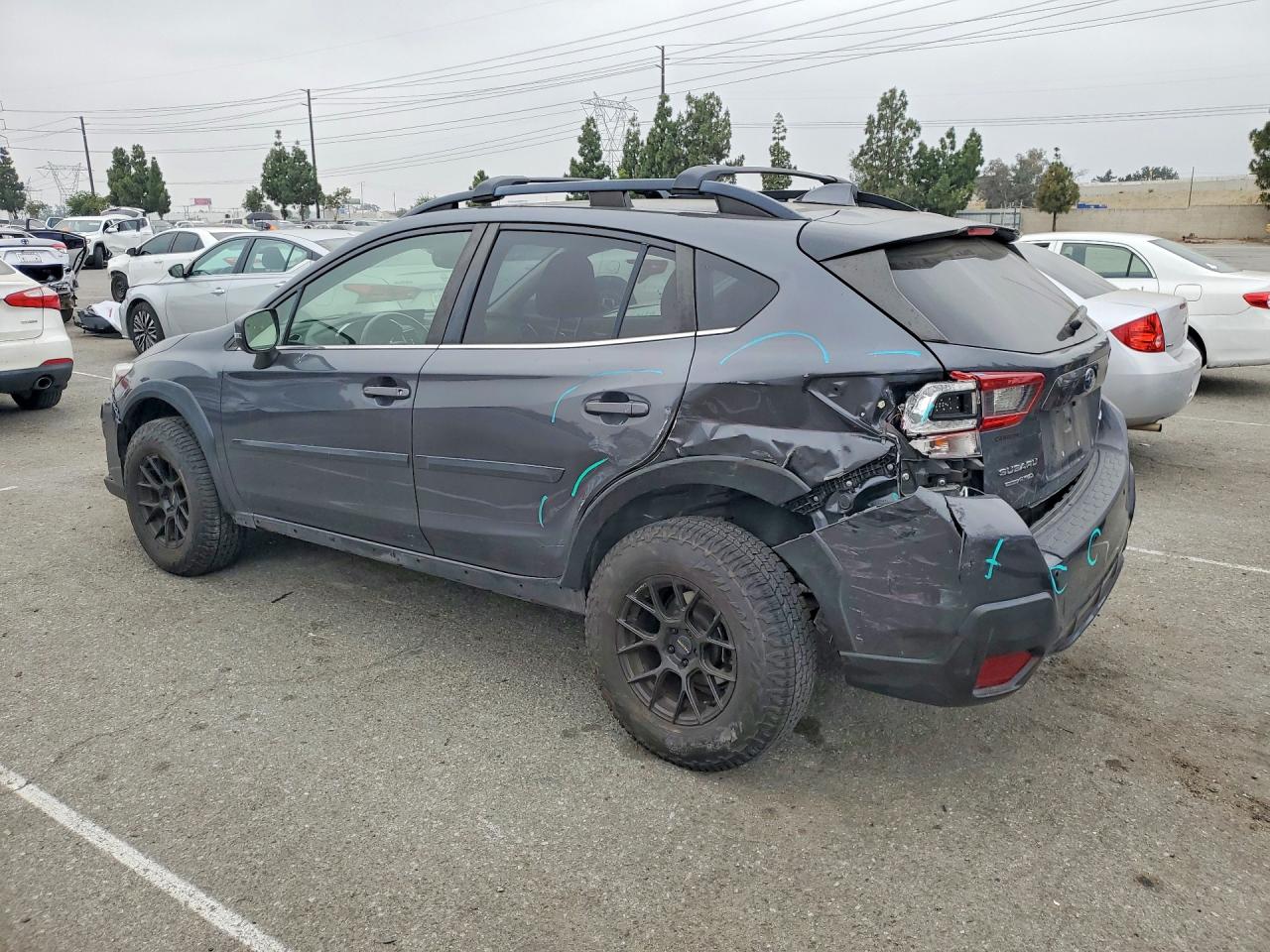 2022 Subaru Crosstrek Limited Gray vin: JF2GTHMCXNH265057