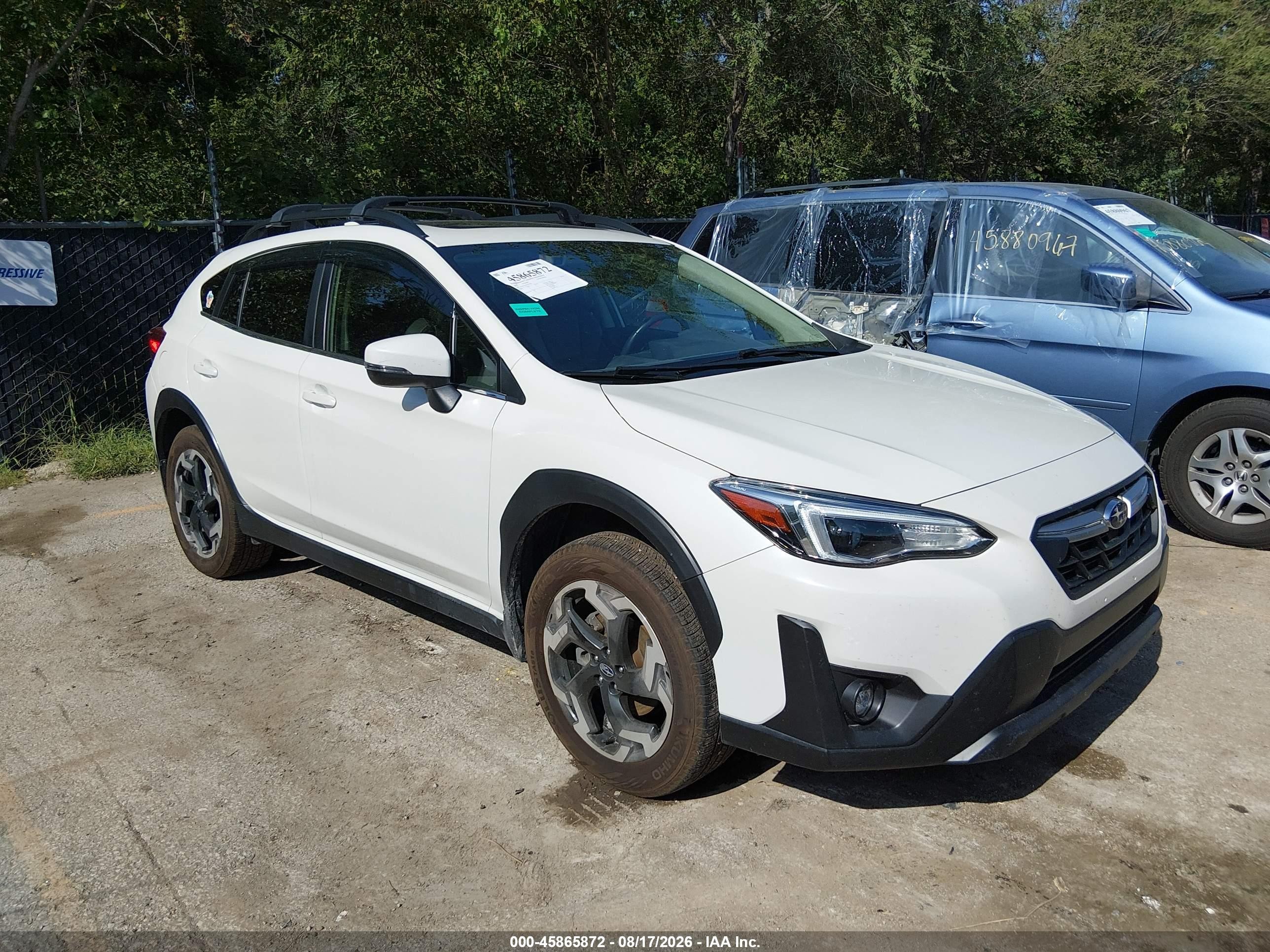 2023 Subaru Crosstrek Limited White vin: JF2GTHNC0PH223966