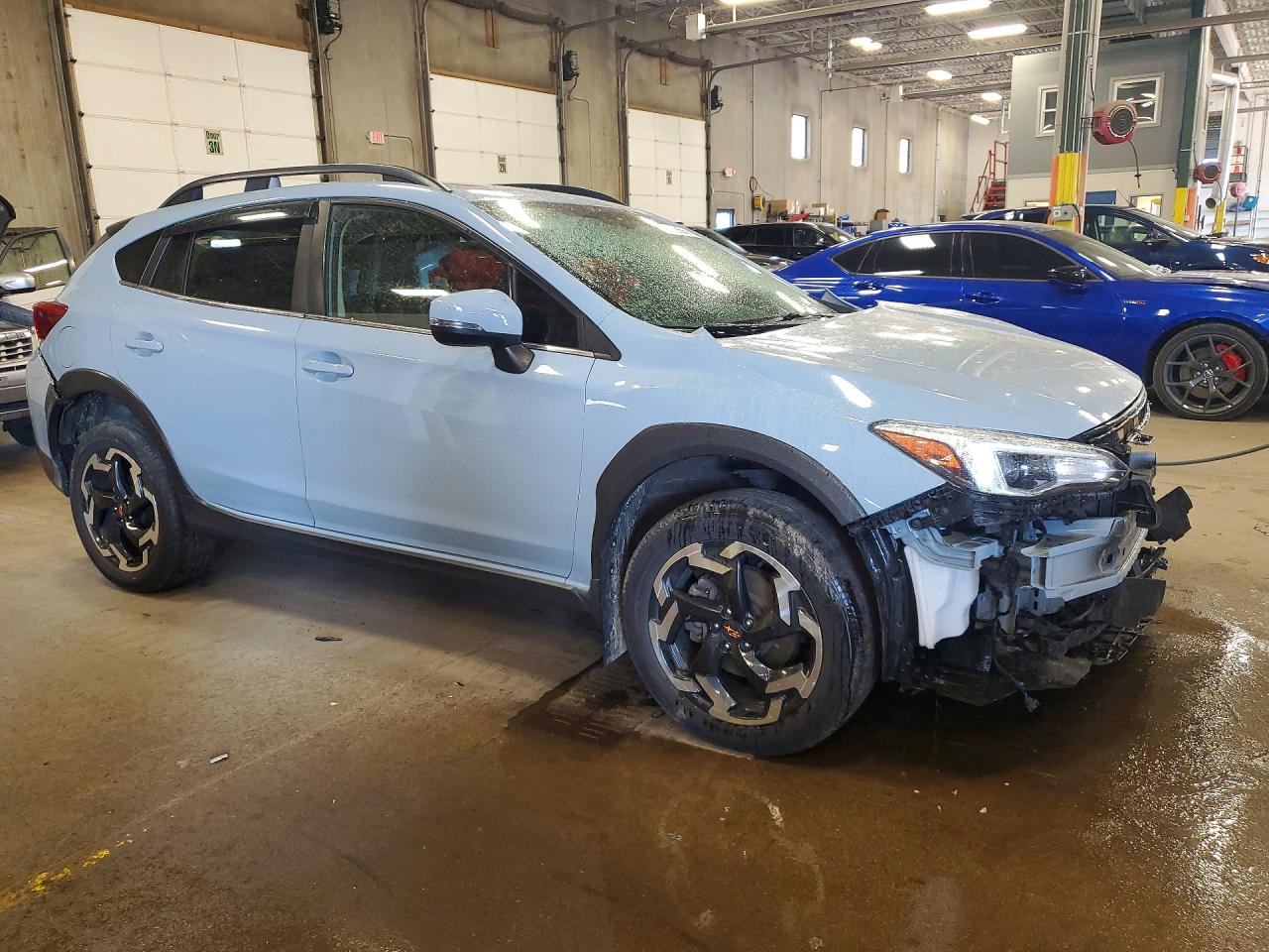 2021 Subaru Crosstrek Limited Синий vin: JF2GTHNC2MH380121