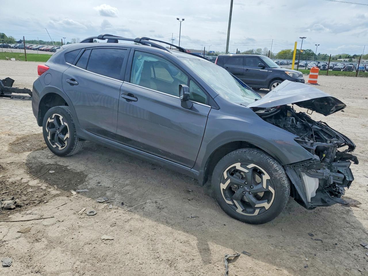 2023 Subaru Crosstrek Limited Gray vin: JF2GTHNC3PH280145